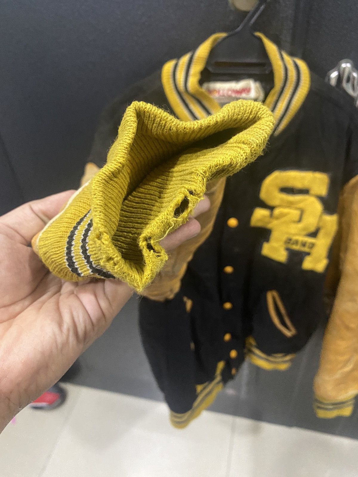 Holloway × Vintage Vintage 80s Holloway Collage Varsity Jacket Size US XL / EU 56 / 4 - 10 Thumbnail