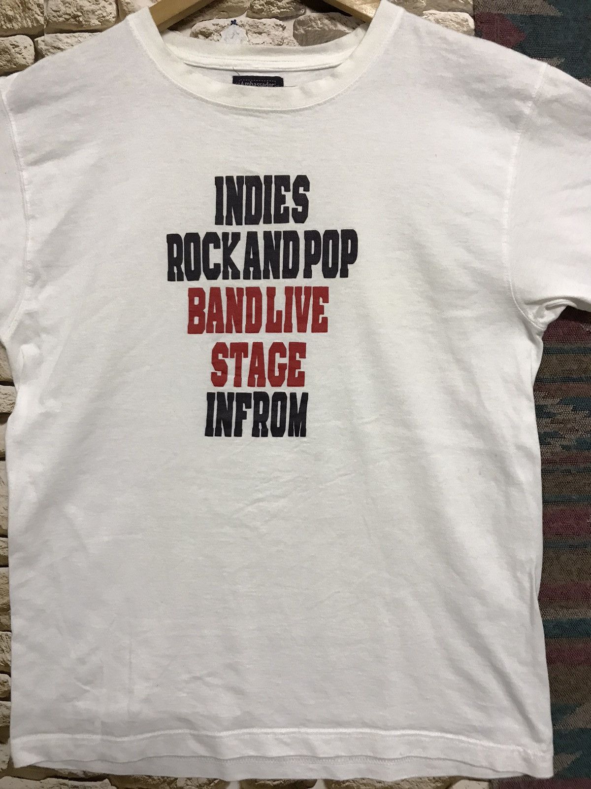 Band Tees Indies Rock and Pop Bandlive Stage Infrom Tees Size US L / EU 52-54 / 3 - 3 Thumbnail