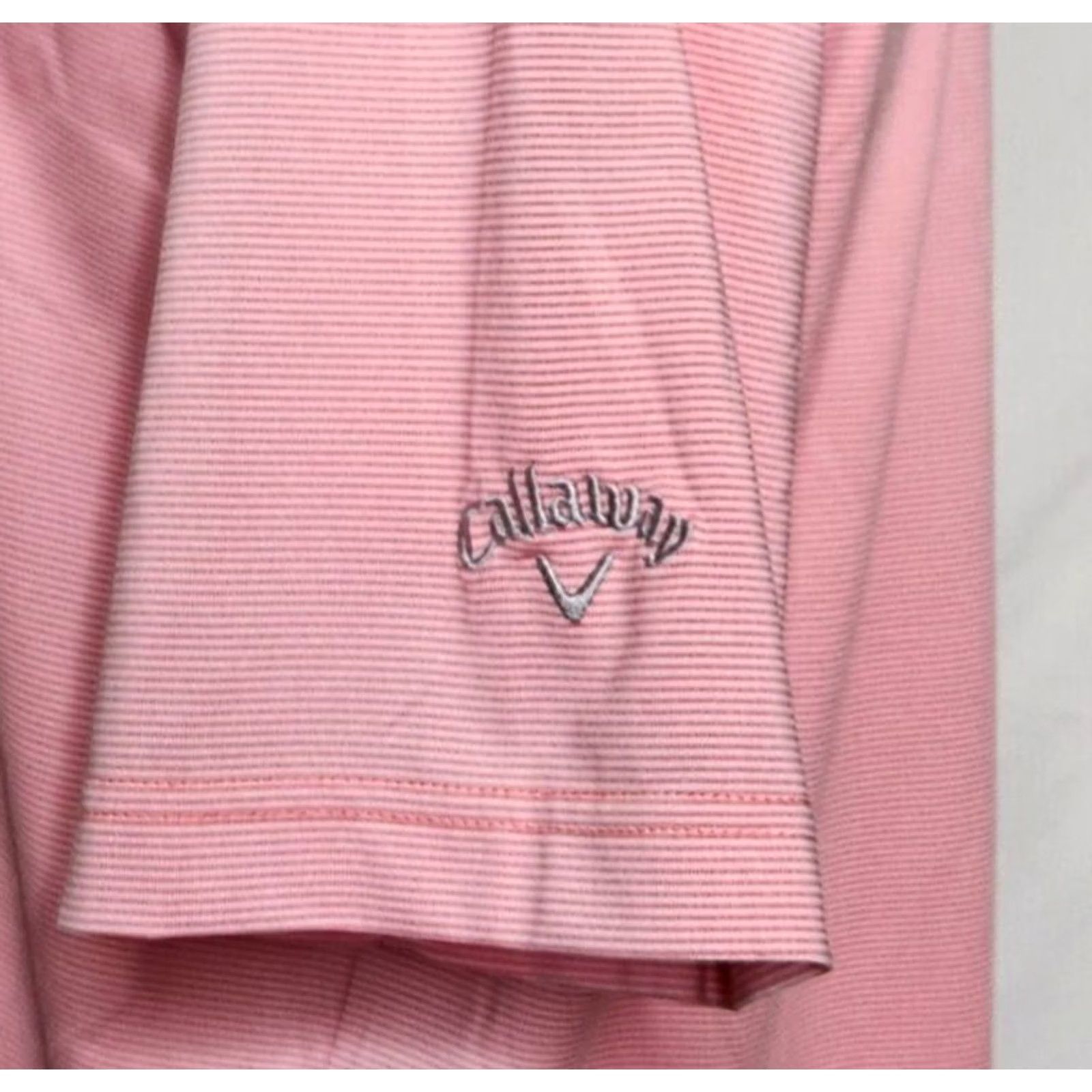 Callaway Callaway Polo Shirt Mens L Striped Golf/Tech Short Sleeve Pink Size US L / EU 52-54 / 3 - 5 Thumbnail