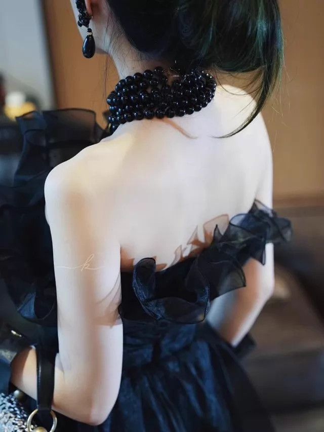 Other Victor Costa Vintage 80s Black Tulle Cocktail Dress Size 6 Size M / US 6-8 / IT 42-44 - 2 Thumbnail