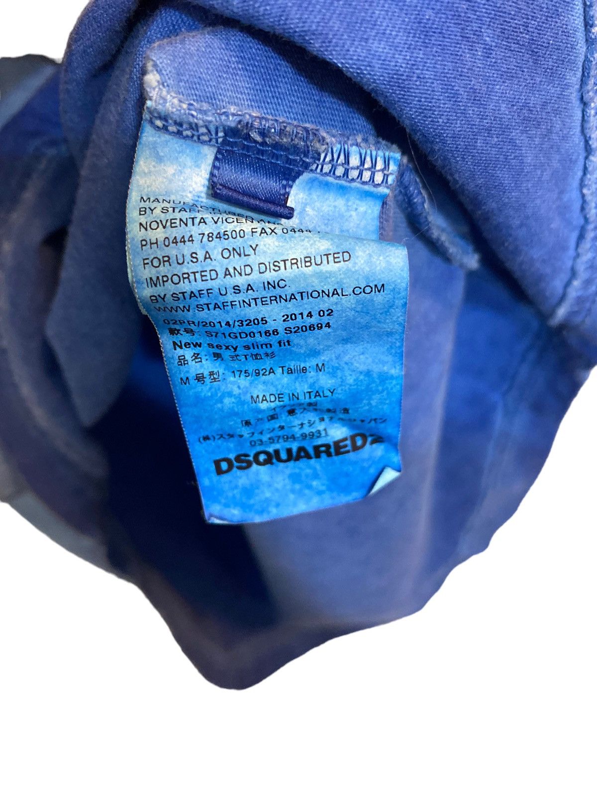 Dsquared2 Dsquared2 Garment Dyed Diamond T Shirt Size US M / EU 48-50 / 2 - 7 Thumbnail