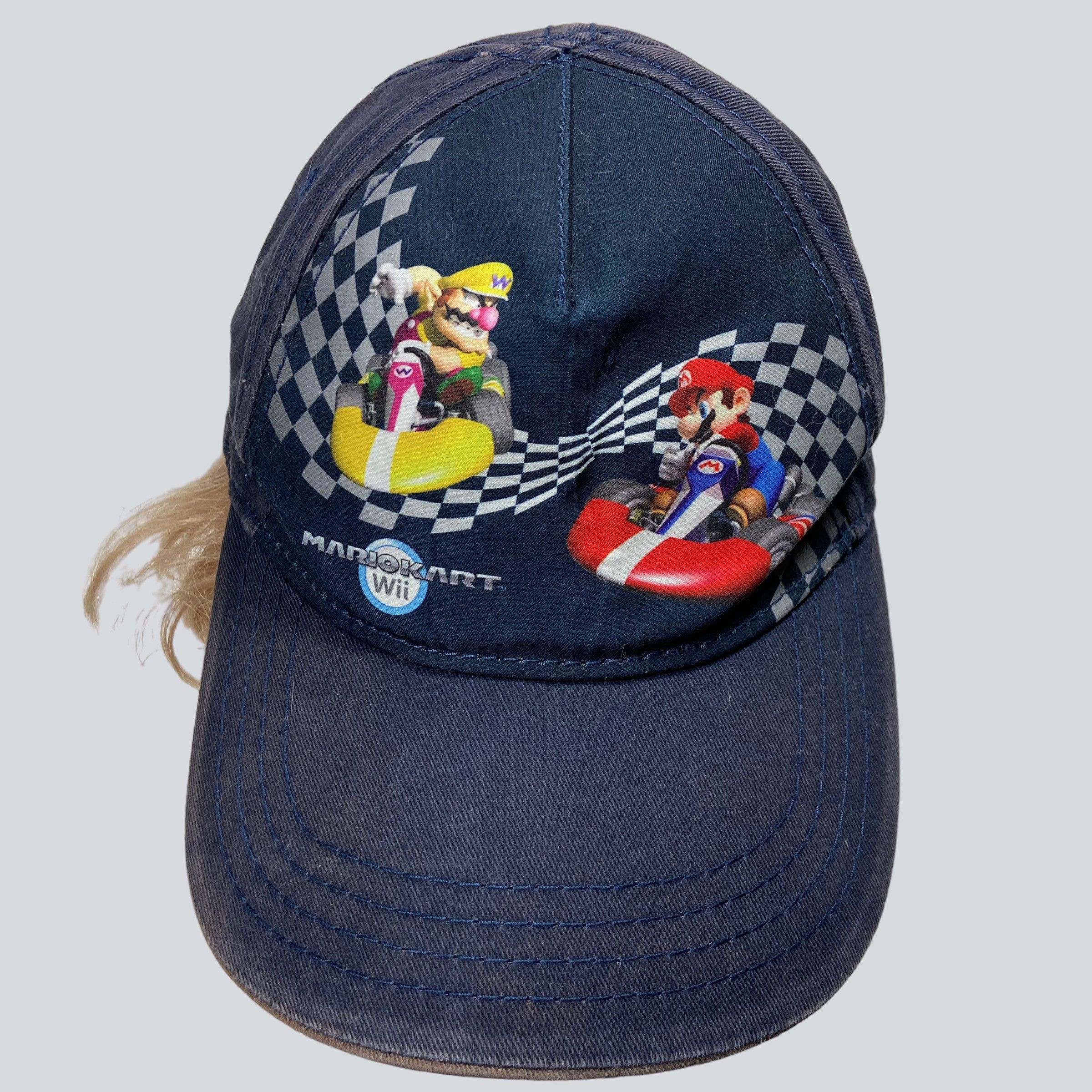Disney MARIO KART 2008 WII Y2K PROMO RARE SUNFADED CAP - № 4122 Size ONE SIZE - 4 Thumbnail