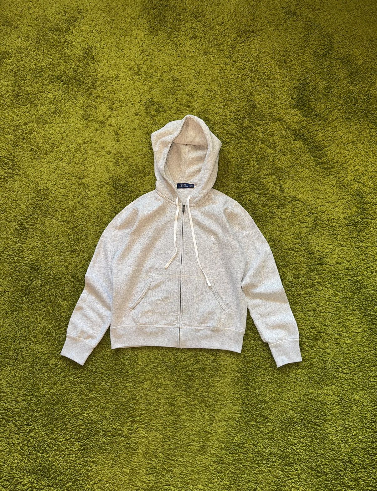 Polo Ralph Lauren × Ralph Lauren Polo Ralph Lauren embroidered logo heavy cotton zip hoodie Size L / US 10 / IT 46 - 1 Thumbnail