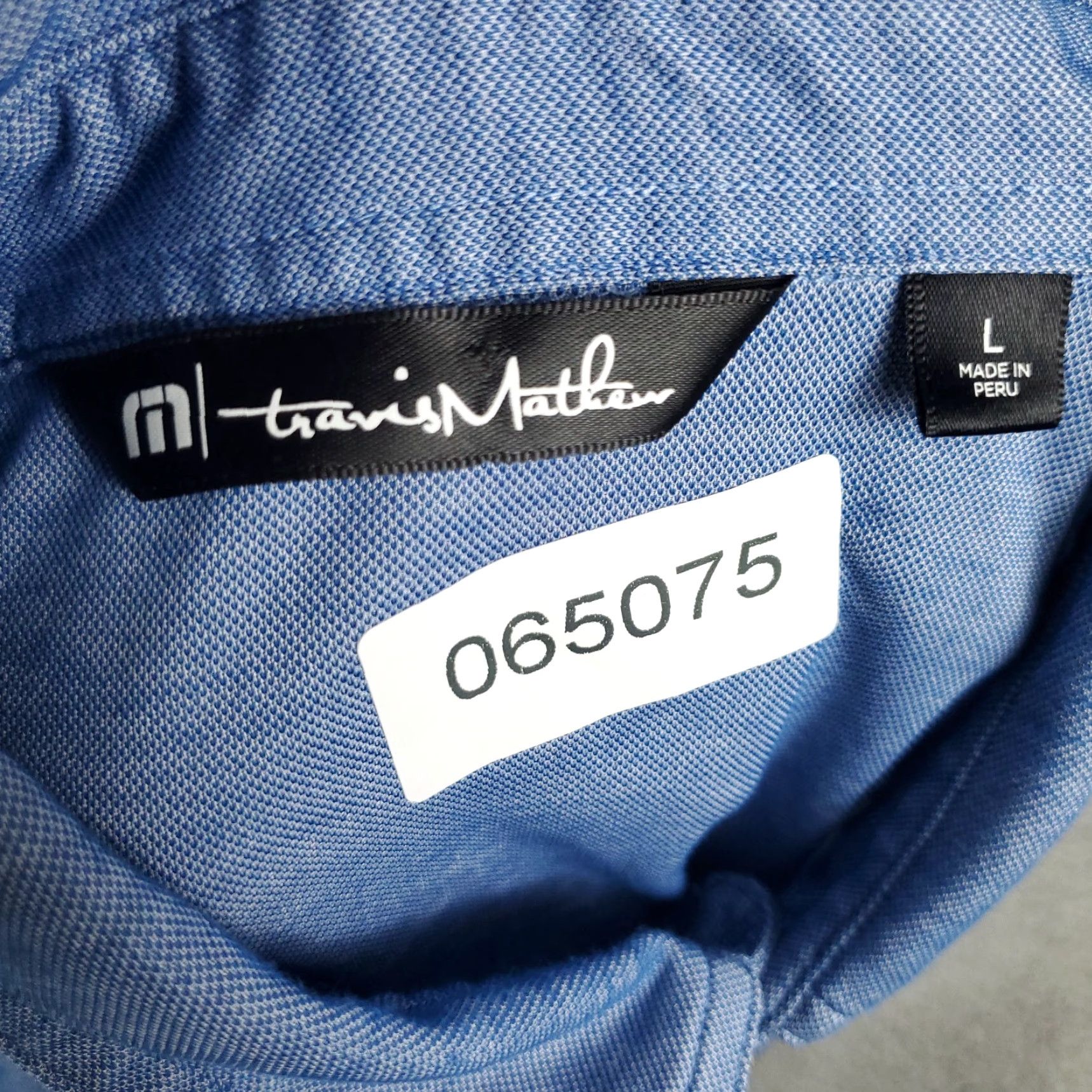 TravisMathew Travis Mathew Polo Shirt Mens Size Large Blue Golf Casual Short Sleeve Size US L / EU 52-54 / 3 - 7 Thumbnail