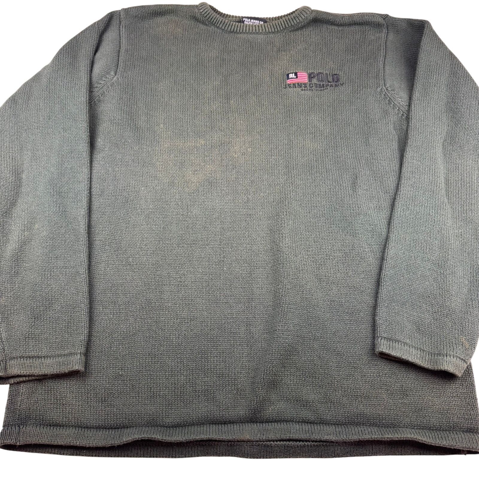 Polo Ralph Lauren Vintage Polo Ralph Lauren Jeans Co. Sweater - Size Large Size US L / EU 52-54 / 3 - 1 Thumbnail