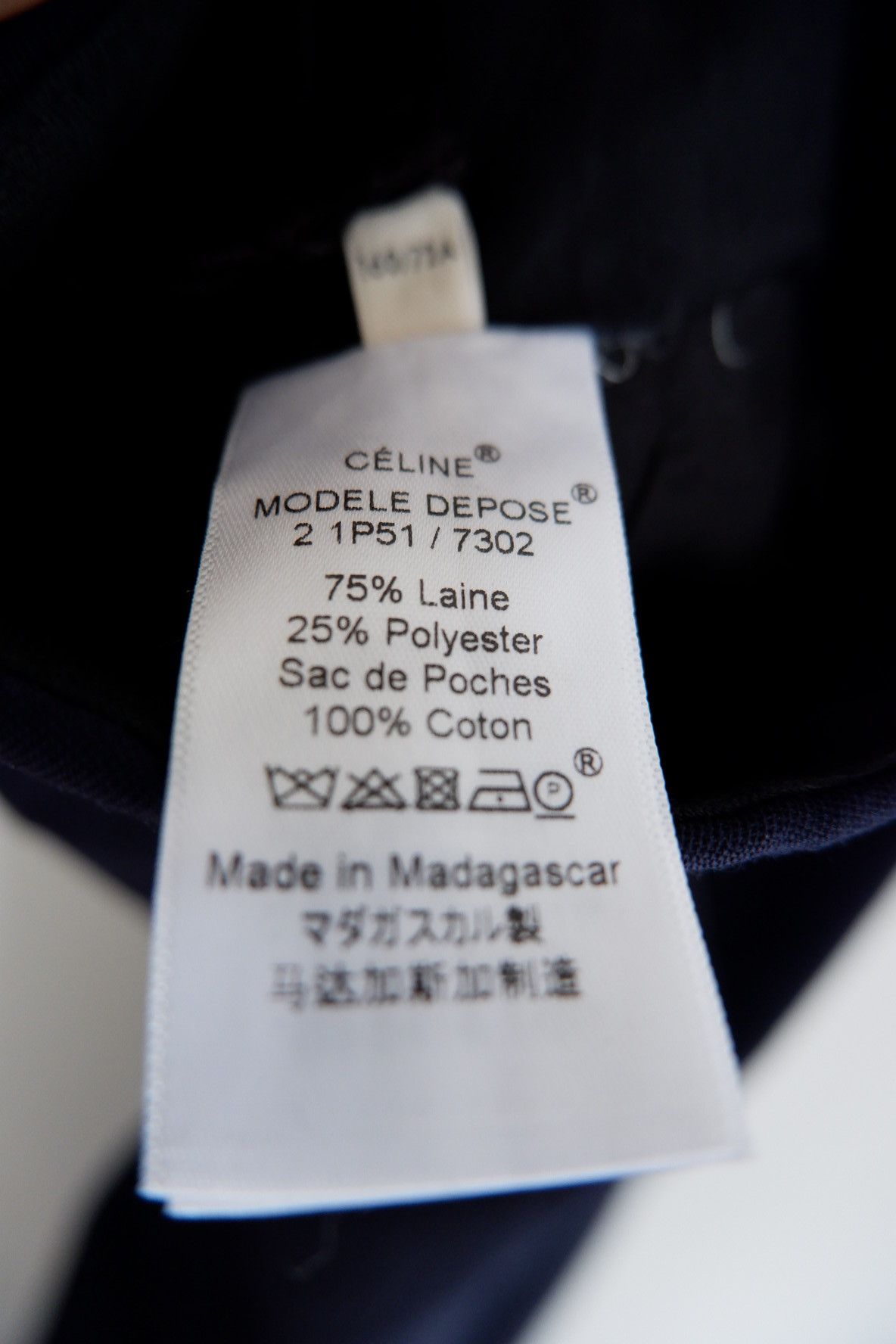 Celine Celine Phoebe Philo Laine Contrast Stitch High waist Pants Size 30" / US 8 / IT 44 - 7 Thumbnail