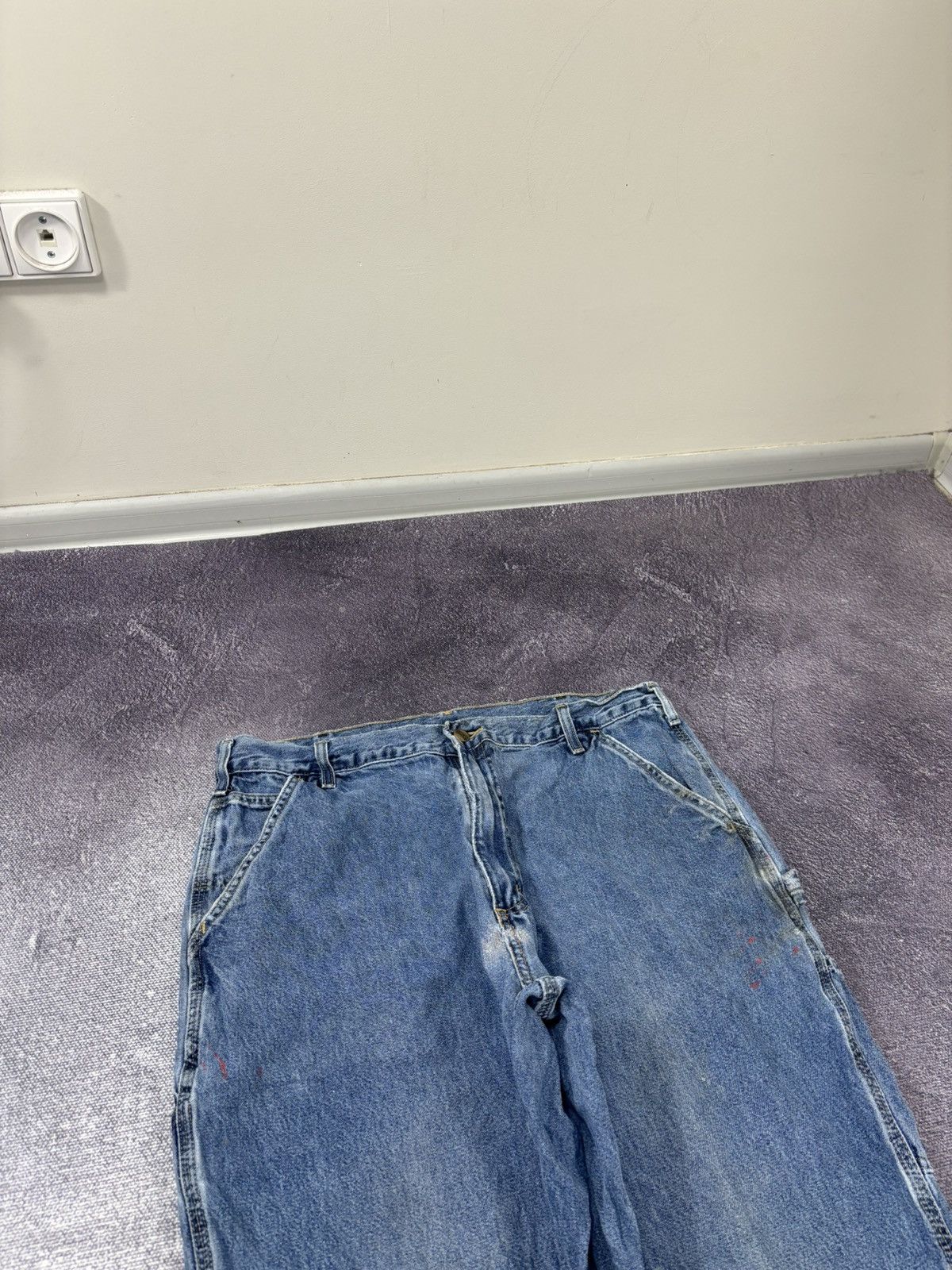 Carhartt Vintage Carhartt Dungaree Fit Y2K Workwear Denim Baggy Jeans Size US 36 / EU 52 - 10 Thumbnail