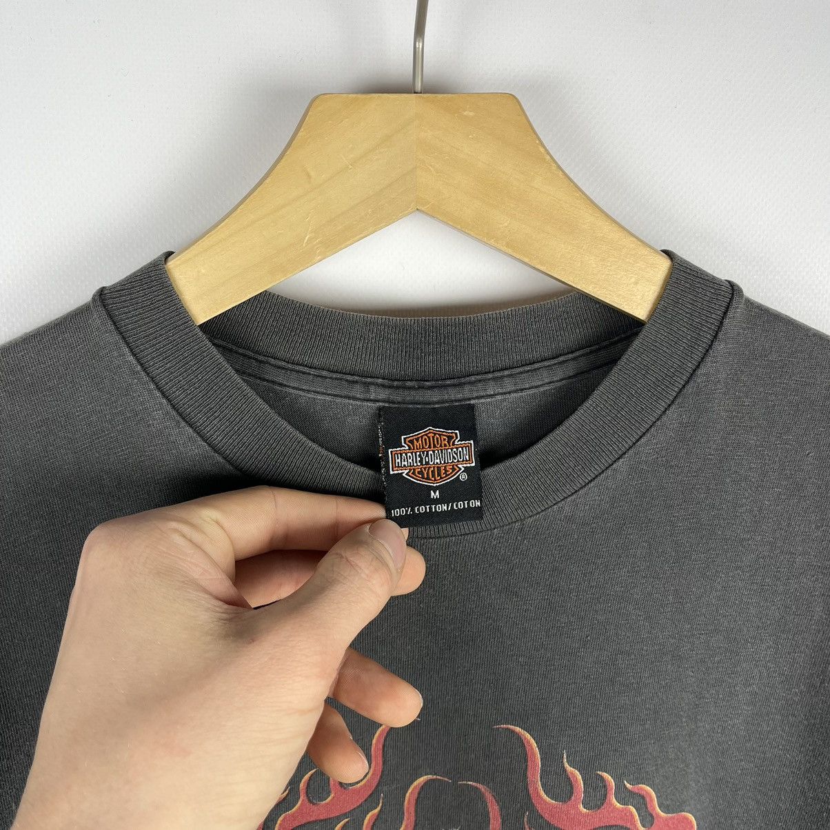 Harley Davidson Vintage Harley Davidson Fatboy rare sunfaded T Shirt 90’s Size US M / EU 48-50 / 2 - 4 Thumbnail