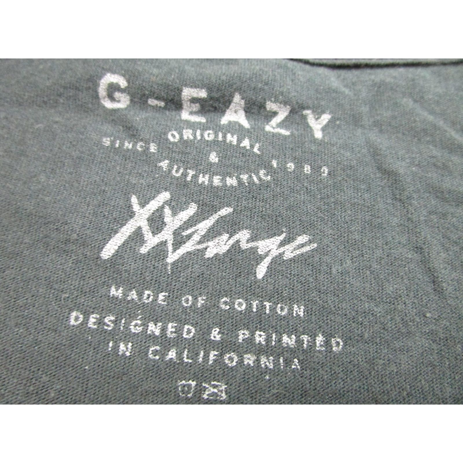 Vintage G-Eazy Shirt 2XL Black When It's Dark Out World Tour Tee Concert Rap Hip Hop Mens Size US XL / EU 56 / 4 - 7 Thumbnail