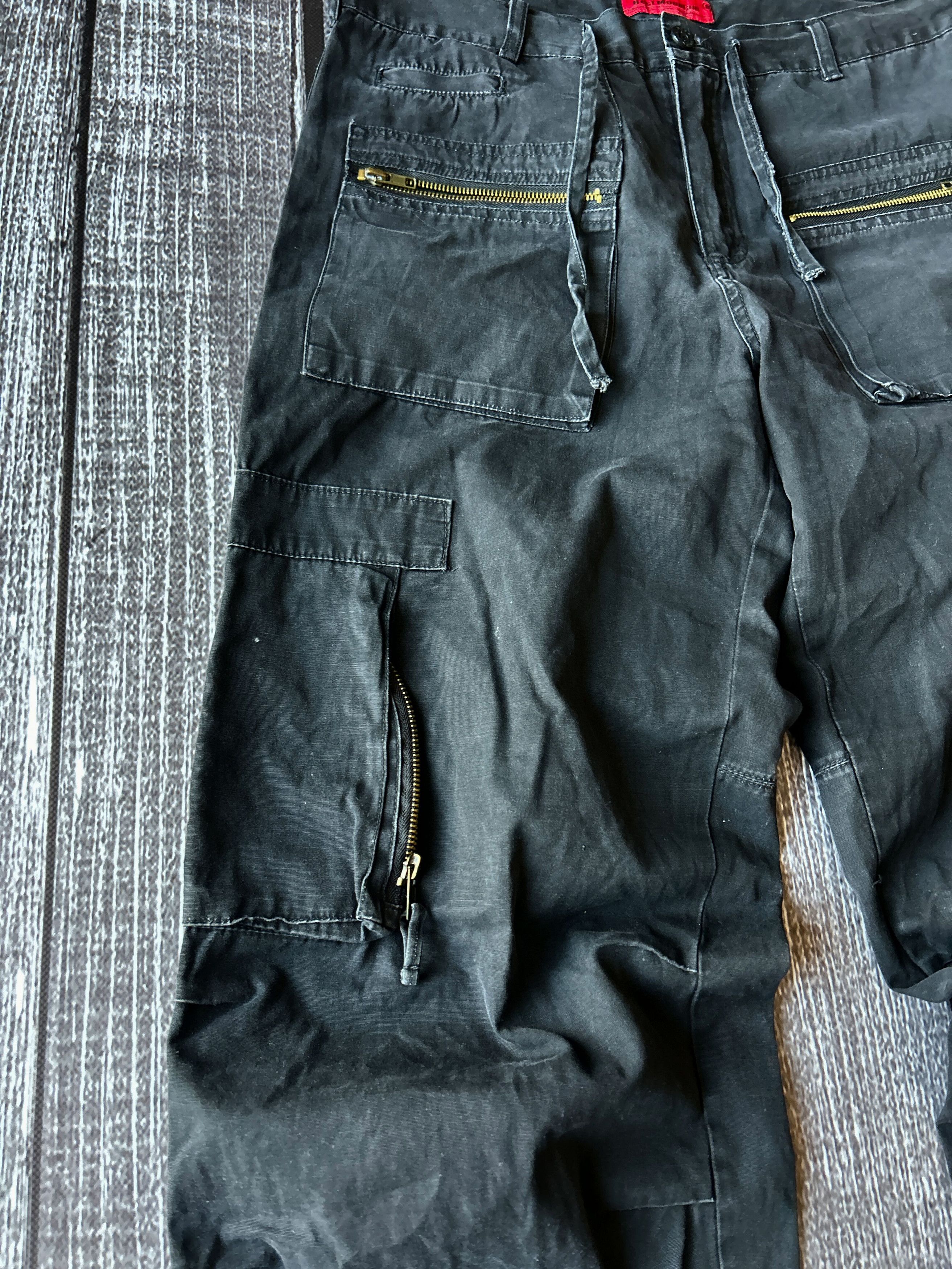 Vintage 💥 JUNYA WATANABE BALENCIAGA STYLE DISTRESSED JEANS Size US 32 / EU 48 - 3 Thumbnail