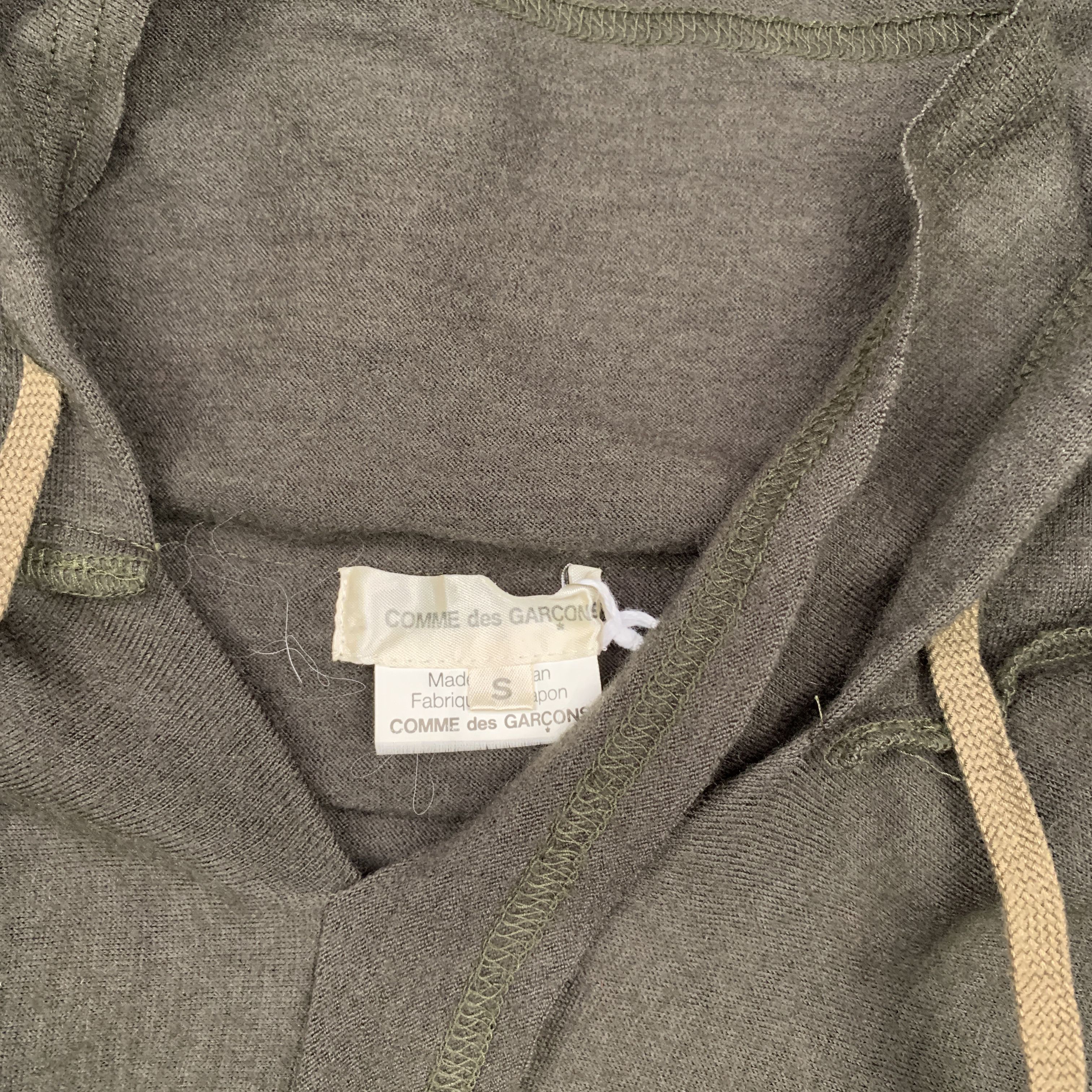Comme des Garcons 2009 Cropped / Drape Knit Hoodie Size M / US 6-8 / IT 42-44 - 5 Thumbnail