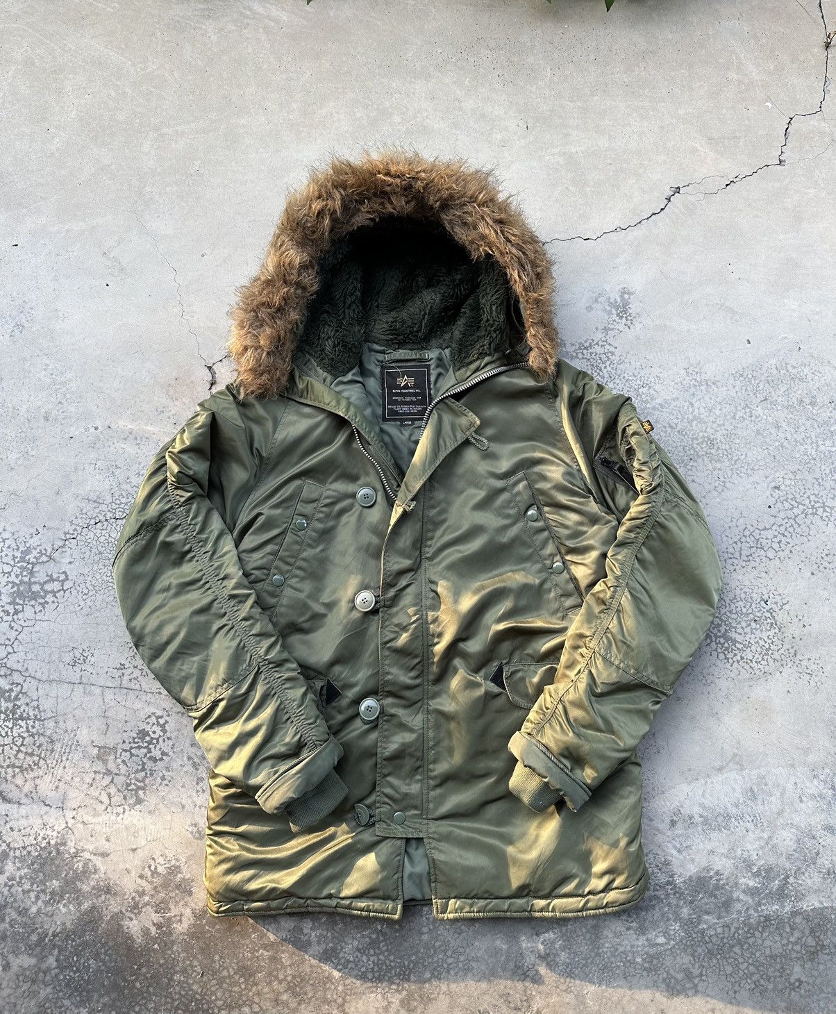 Alpha Industries 🪖Alpha Industries Parka Jacket Size US L / EU 52-54 / 3 - 6 Thumbnail