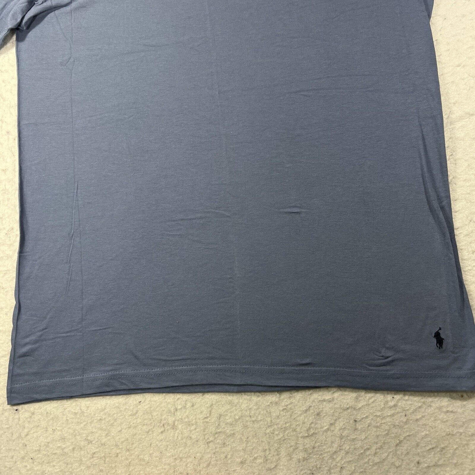 Polo Ralph Lauren Polo Ralph Lauren Large V-Neck Blue T Shirt Navy Pony Logo Size US L / EU 52-54 / 3 - 5 Thumbnail