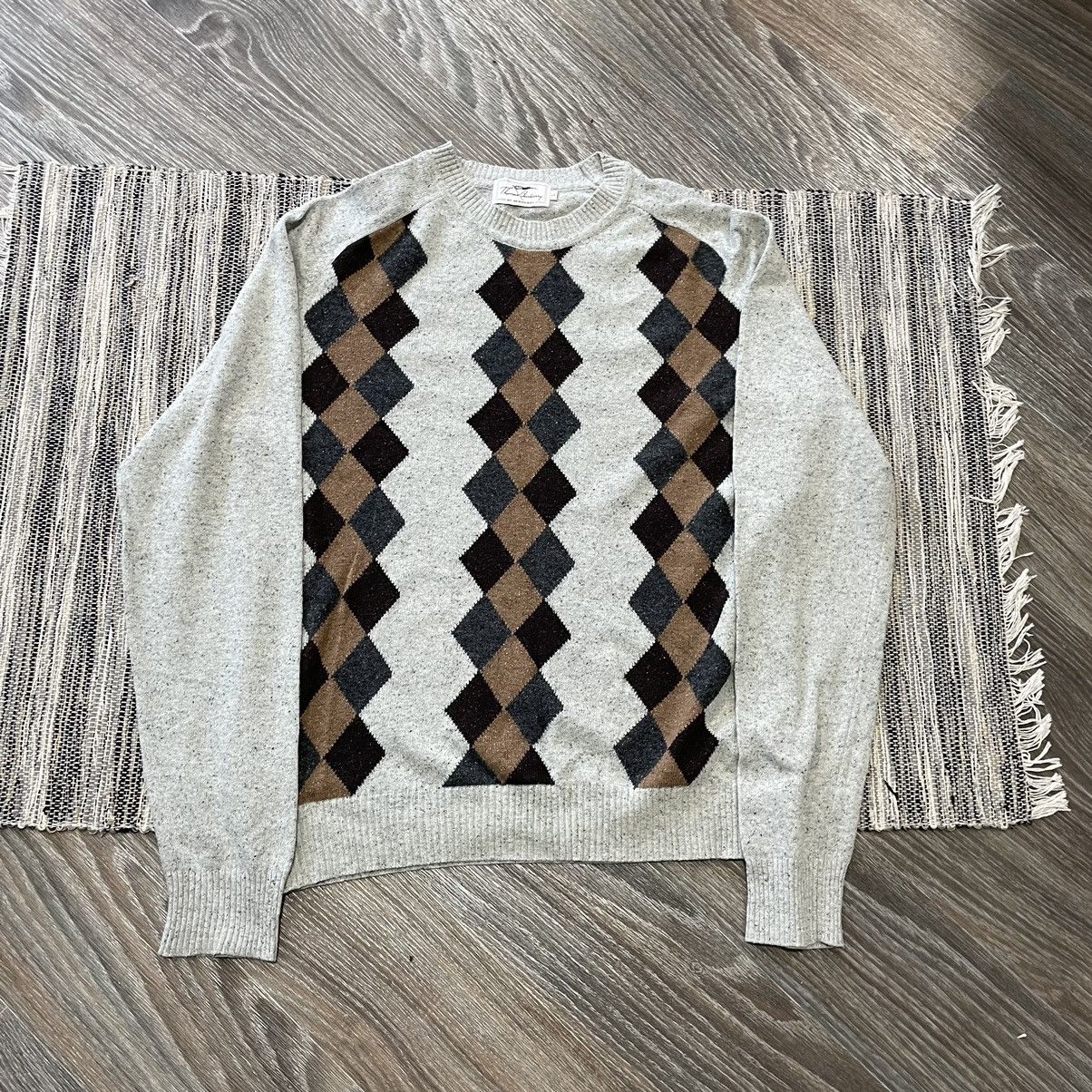Burberry × Vintage Thomas Burberry 90s Sweater old money luxury cardigan wool Size US L / EU 52-54 / 3 - 1 Thumbnail