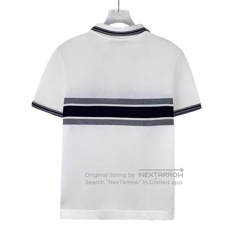 Dior Dior White logo letter cotton Polo collar short-sleeved T- Size M / US 6-8 / IT 42-44 - 2 Thumbnail