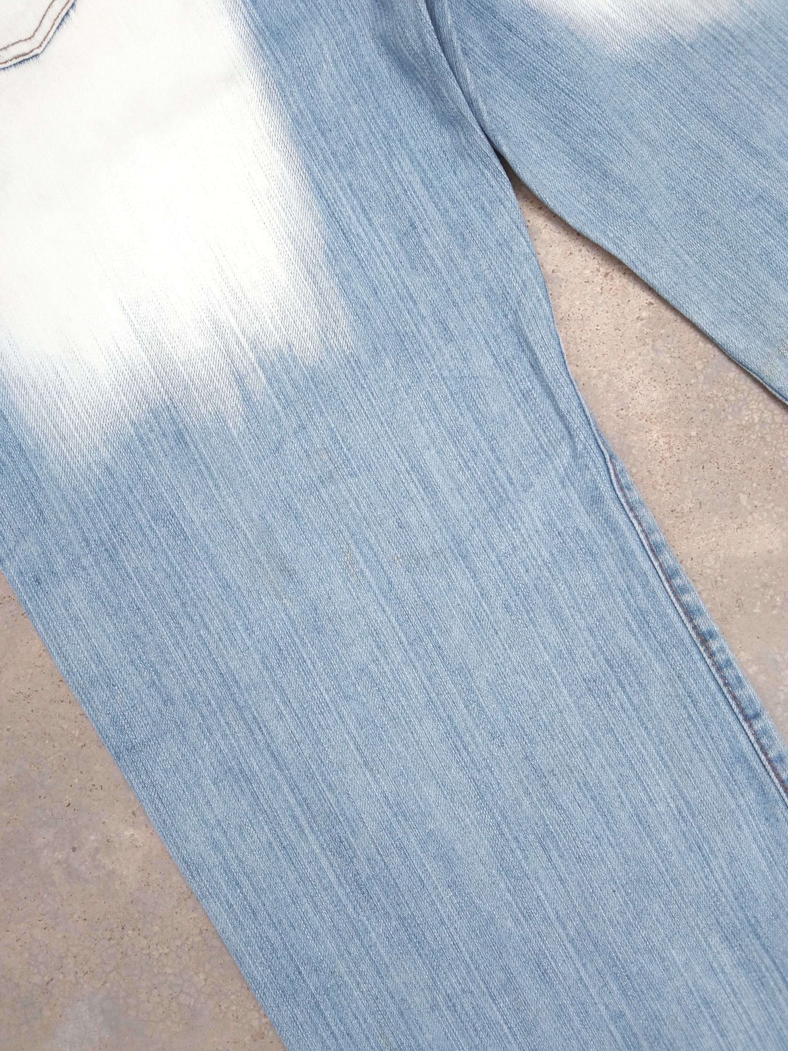 Jean × Vintage Azzure Jean Balenciaga Style Inspired Loose Straight Leg Size US 34 / EU 50 - 4 Thumbnail