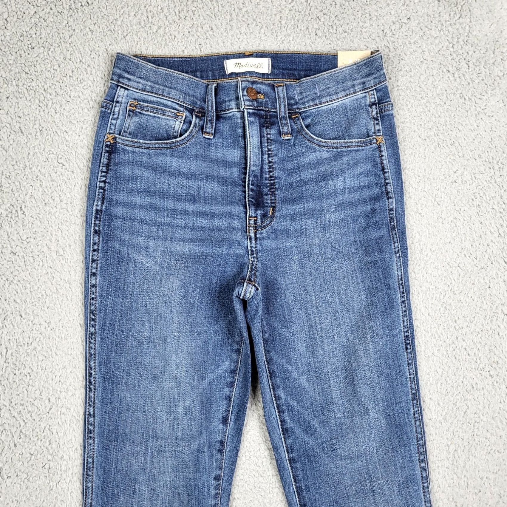 Madewell Madewell Jeans Skinny Denim Blue 10" HIGH-RISE 25 New Womens Regular Size 25 Shirt/Jeans? Size 42" / US 20 - 4 Thumbnail