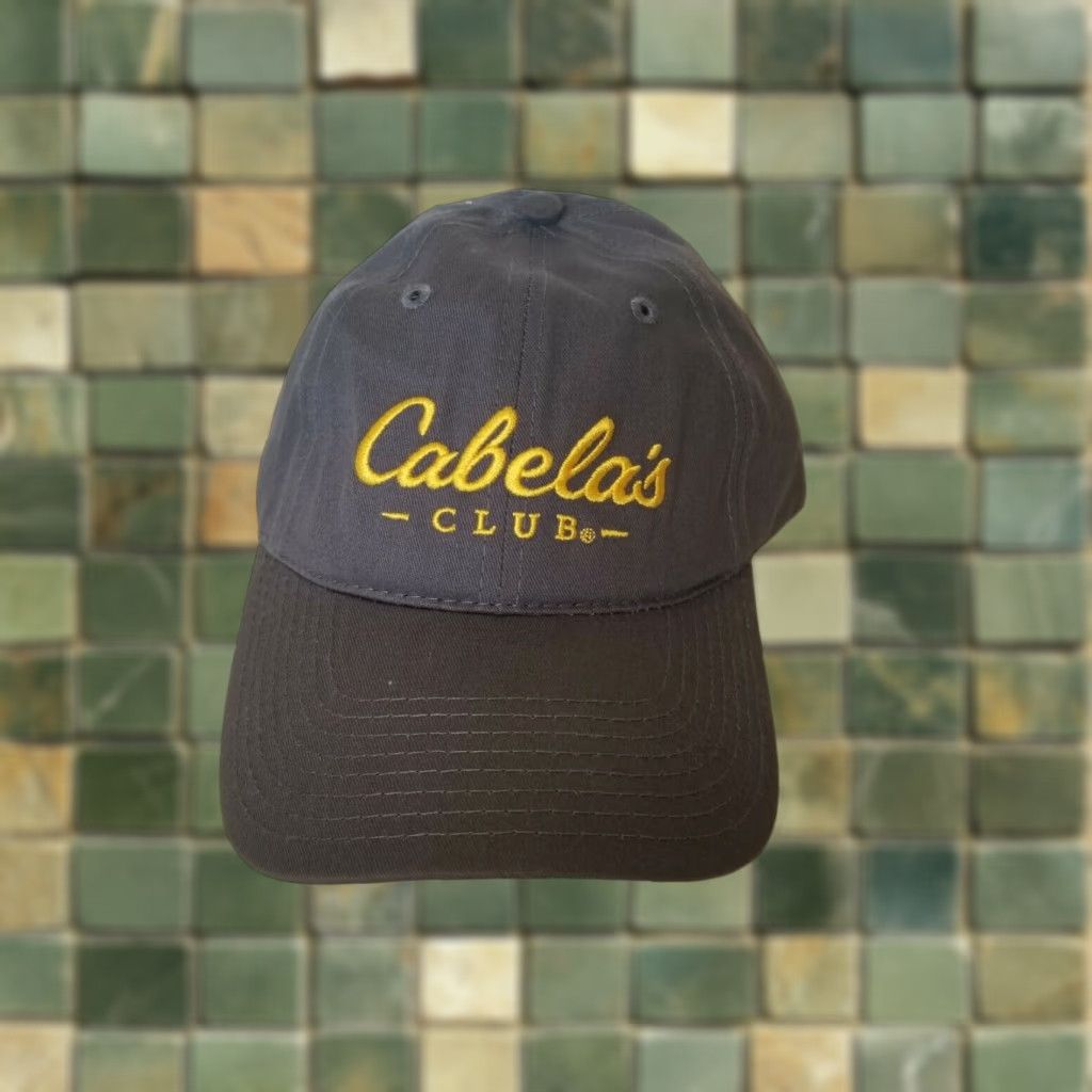 Vintage Cabela's Adjustable Baseball Cap Hat Gray Solid Logo Casual Men One Size Size ONE SIZE - 1 Thumbnail