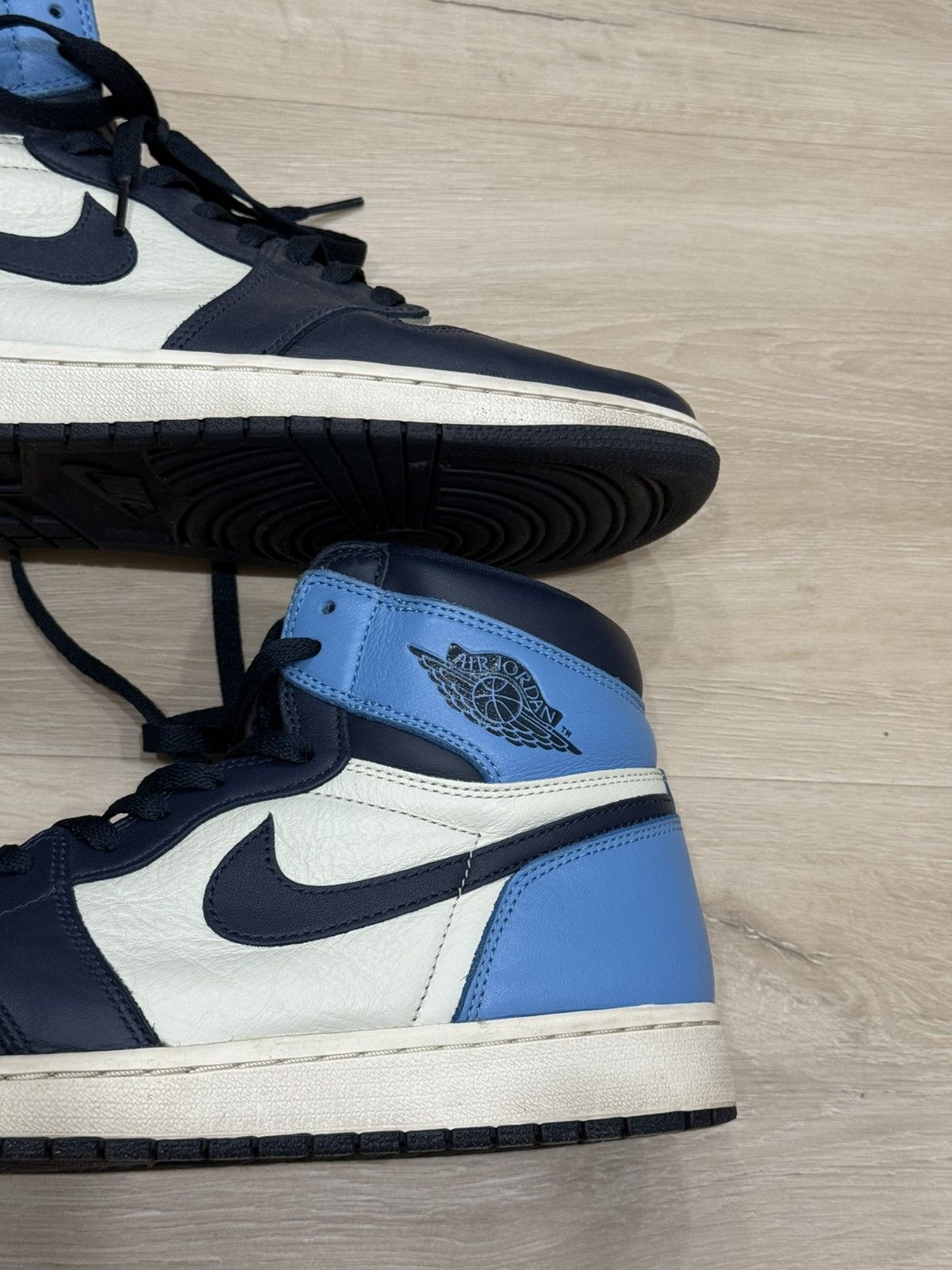 Jordan Brand Air Jordan 1 High Obsidian Size US 12 / EU 45 - 6 Thumbnail
