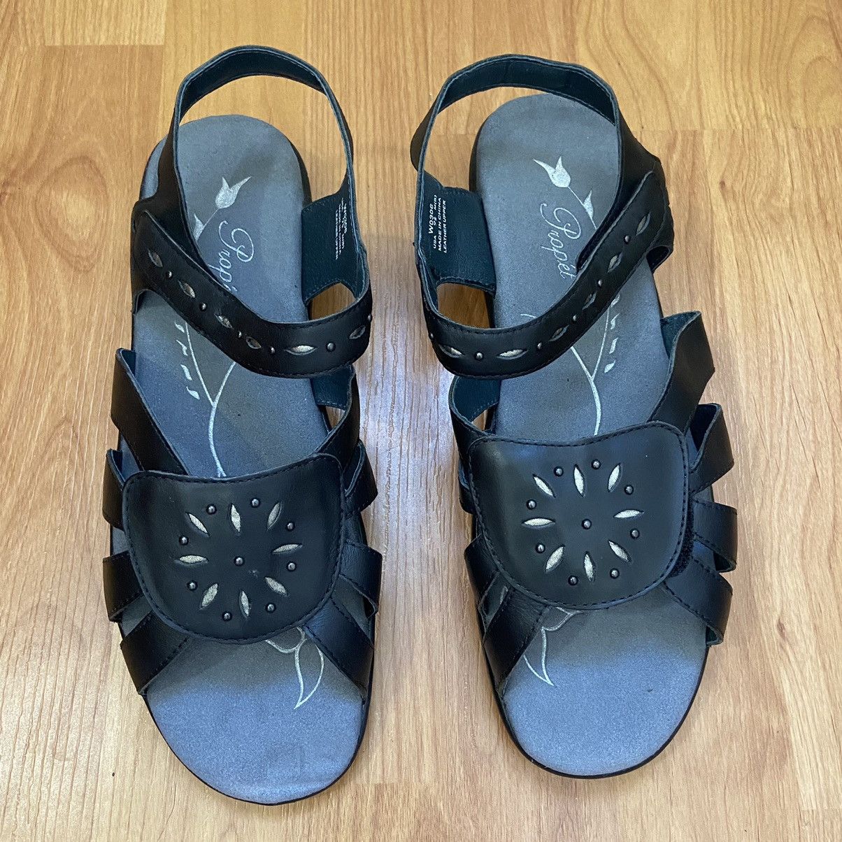 Other Propet Women’s Black Sandals Size 9.5 M(B) Size US 9.5 / IT 39.5 - 4 Thumbnail