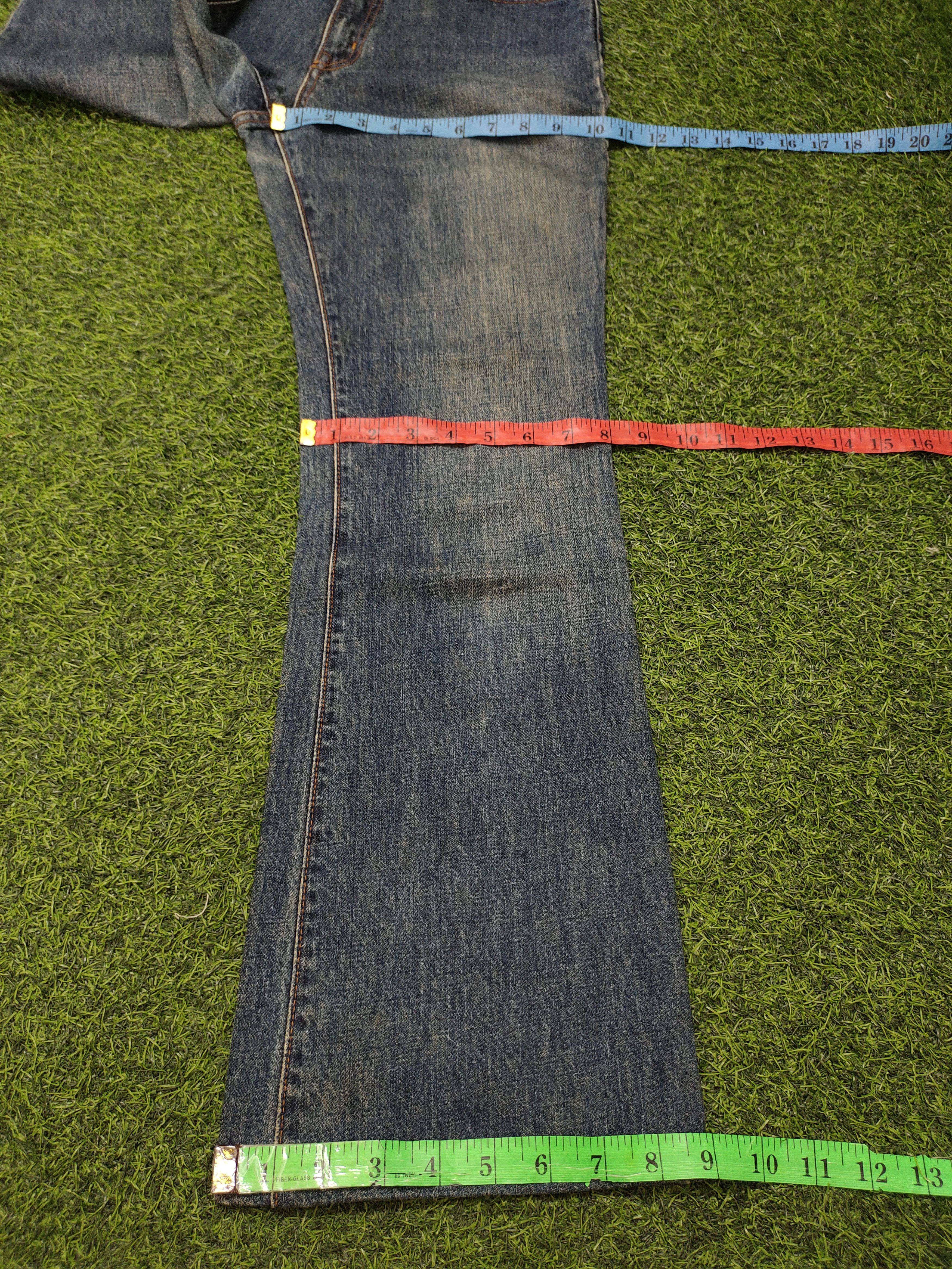 If Six Was Nine Flare Jeans Brappers Japan Faded Distress Denim Bootcut Lgb Size US 28 / EU 44 - 19 Thumbnail