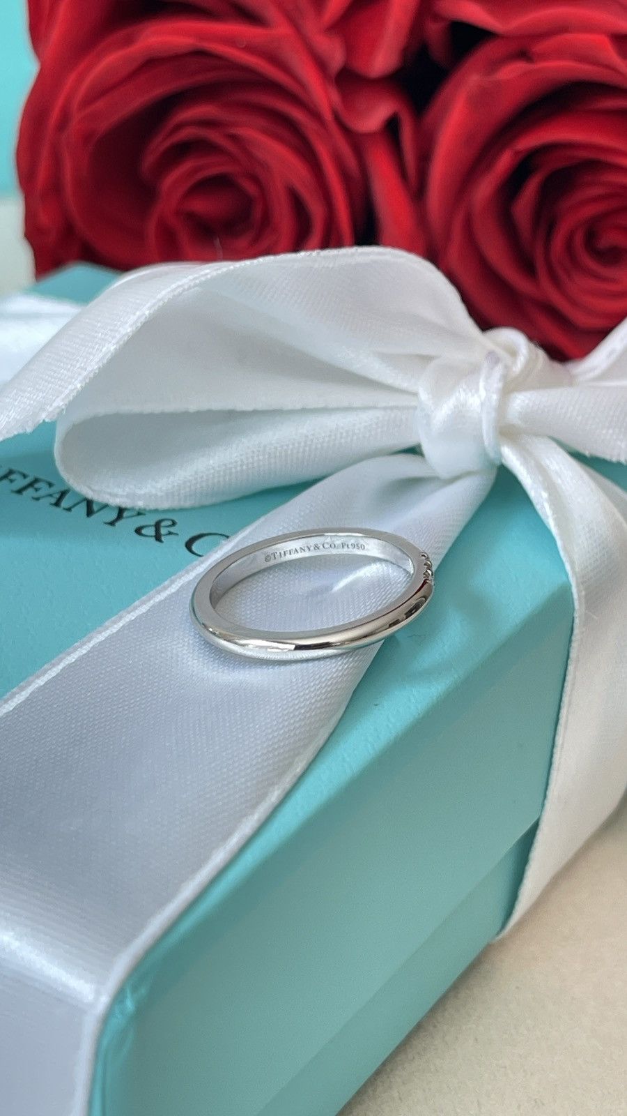 Tiffany & Co. TIFFANY & CO. FOREVER WEDDING BAND RING IN PLATINUM 5 $1850 Size ONE SIZE - 8 Thumbnail