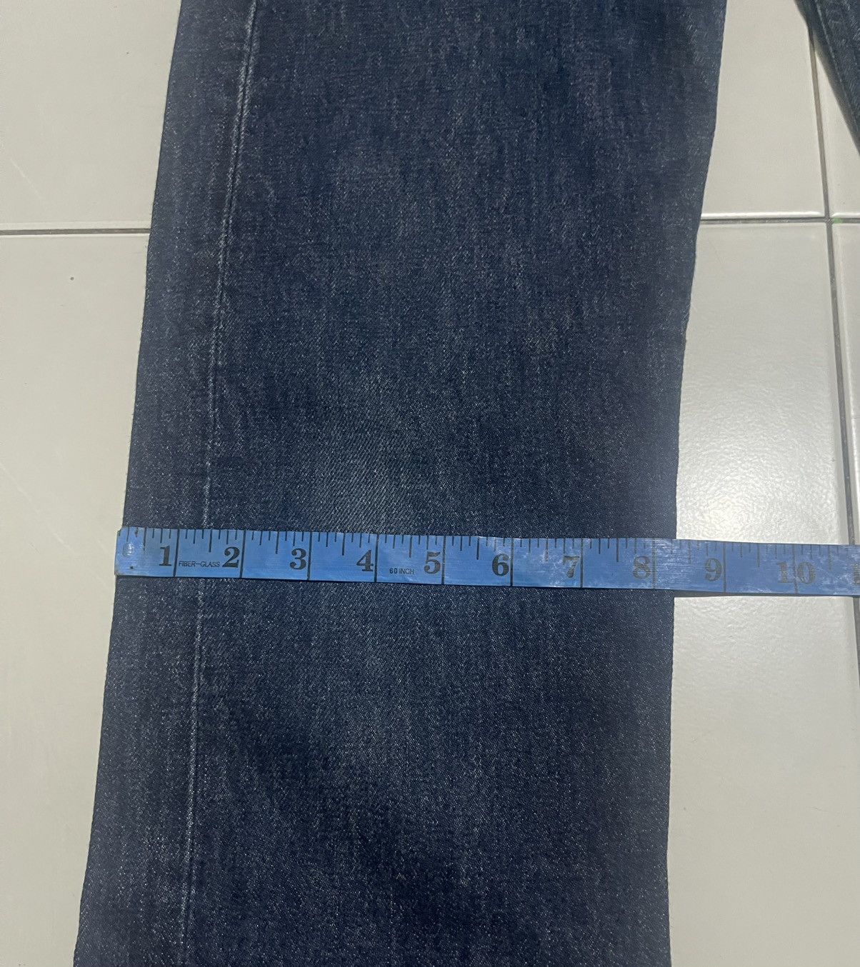 Jean Vintage 90s Levi's 501 Faded Blue Jeans Made in USA Size 28" / US 6 / IT 42 - 11 Thumbnail