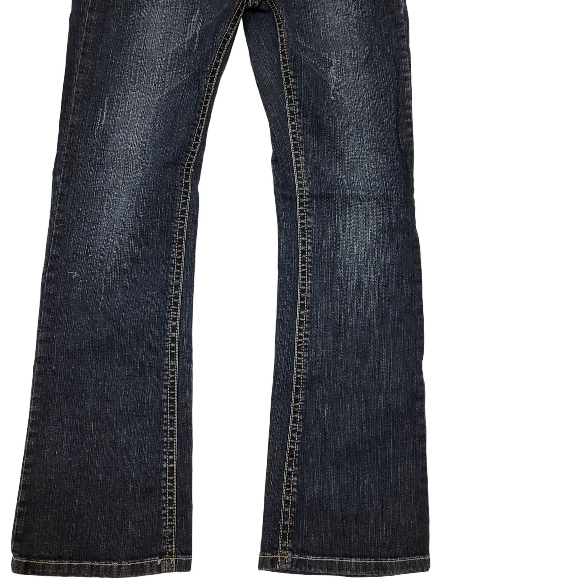 Other L.A. Idol USA Fashion Jeans Bootcut Blue Jeans Bling Embroid Size 32" / US 10 / IT 46 - 9 Thumbnail