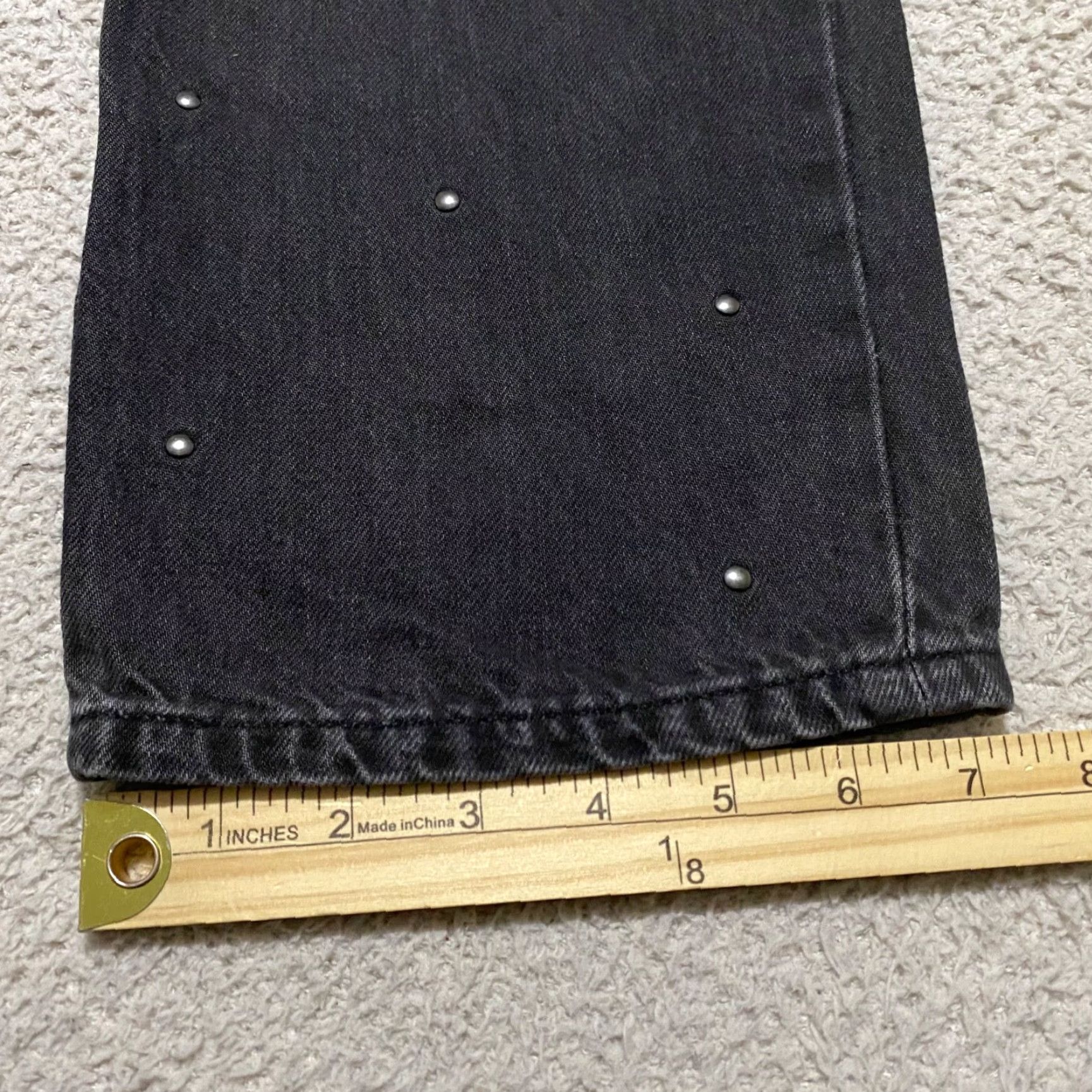 Lucky Brand NWT Lucky Brand Jeans Womens 27 Faded Black Denim 90s High Rise Straight Size 27" / US 4 / IT 40 - 2 Thumbnail