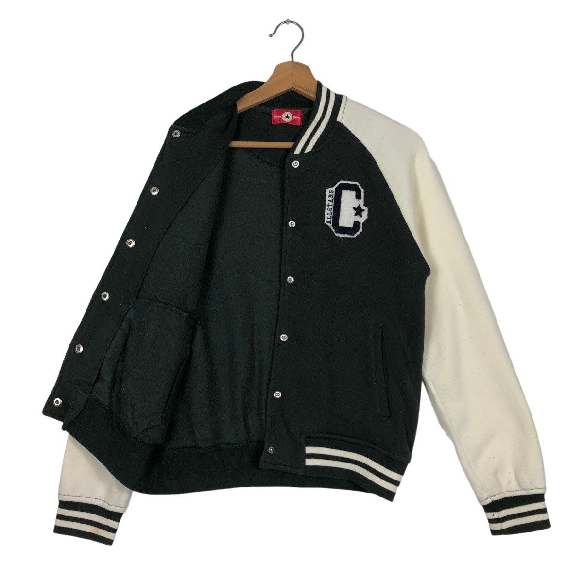 Japanese Brand 🔥90’s Vintage Bomber Jacket Converse Big Logo Size US L / EU 52-54 / 3 - 9 Thumbnail
