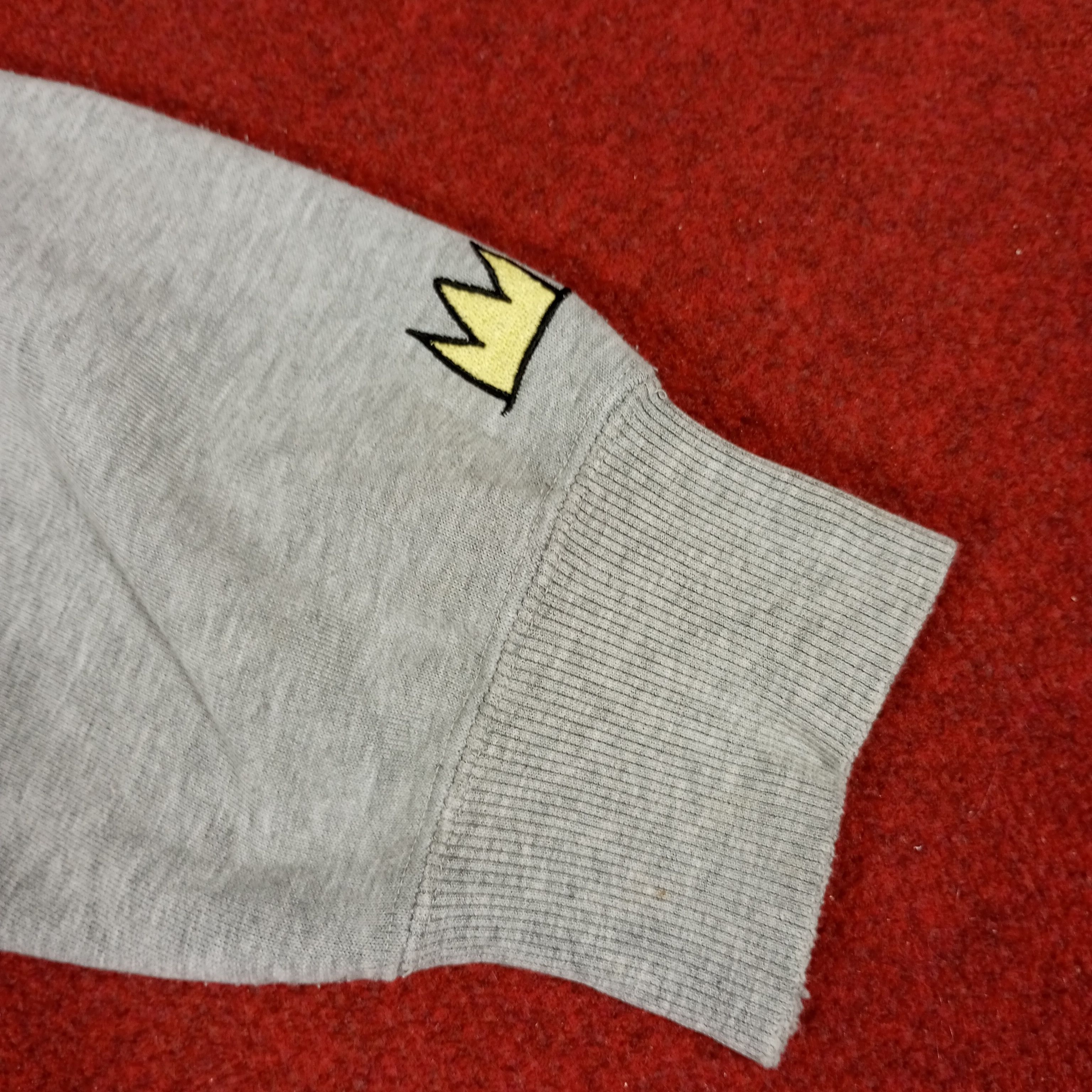 Jean-Michel Basquiat × Vintage Jean Michel Basquiat Art Design Streetwear Hoodies Size US XL / EU 56 / 4 - 9 Thumbnail