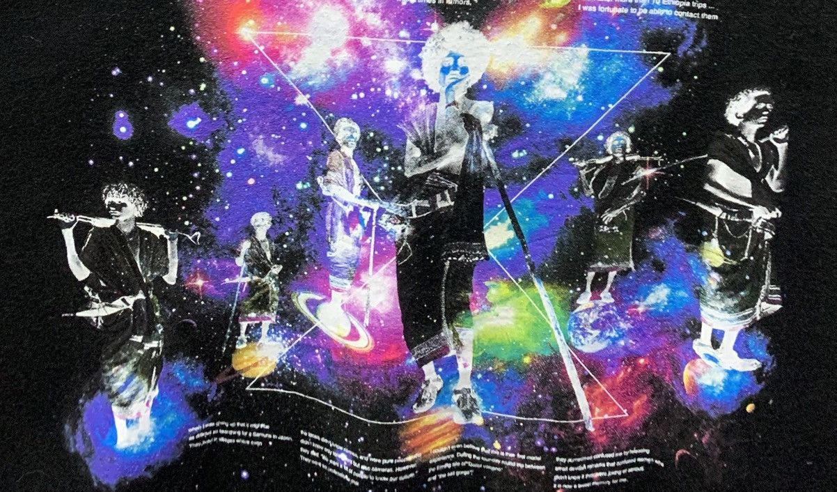 Japanese Brand Design Tshirts Store Graniph Cosmic Afros T-shirts Size US L / EU 52-54 / 3 - 7 Thumbnail