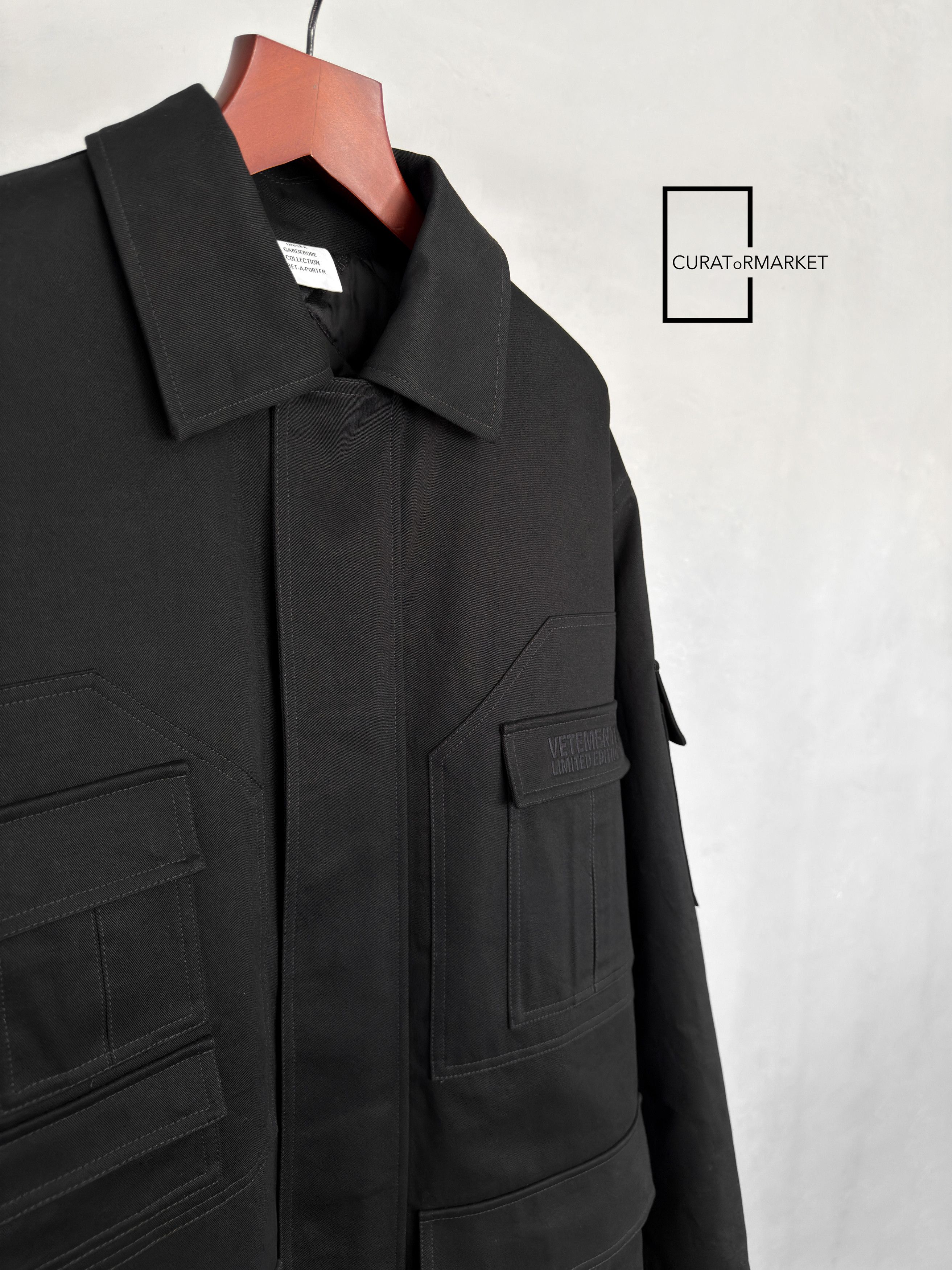 Vetements GRAIL Multi Cargo Back Pocket Zip Army Blackout Parka FW24 Size US S / EU 44-46 / 1 - 4 Thumbnail
