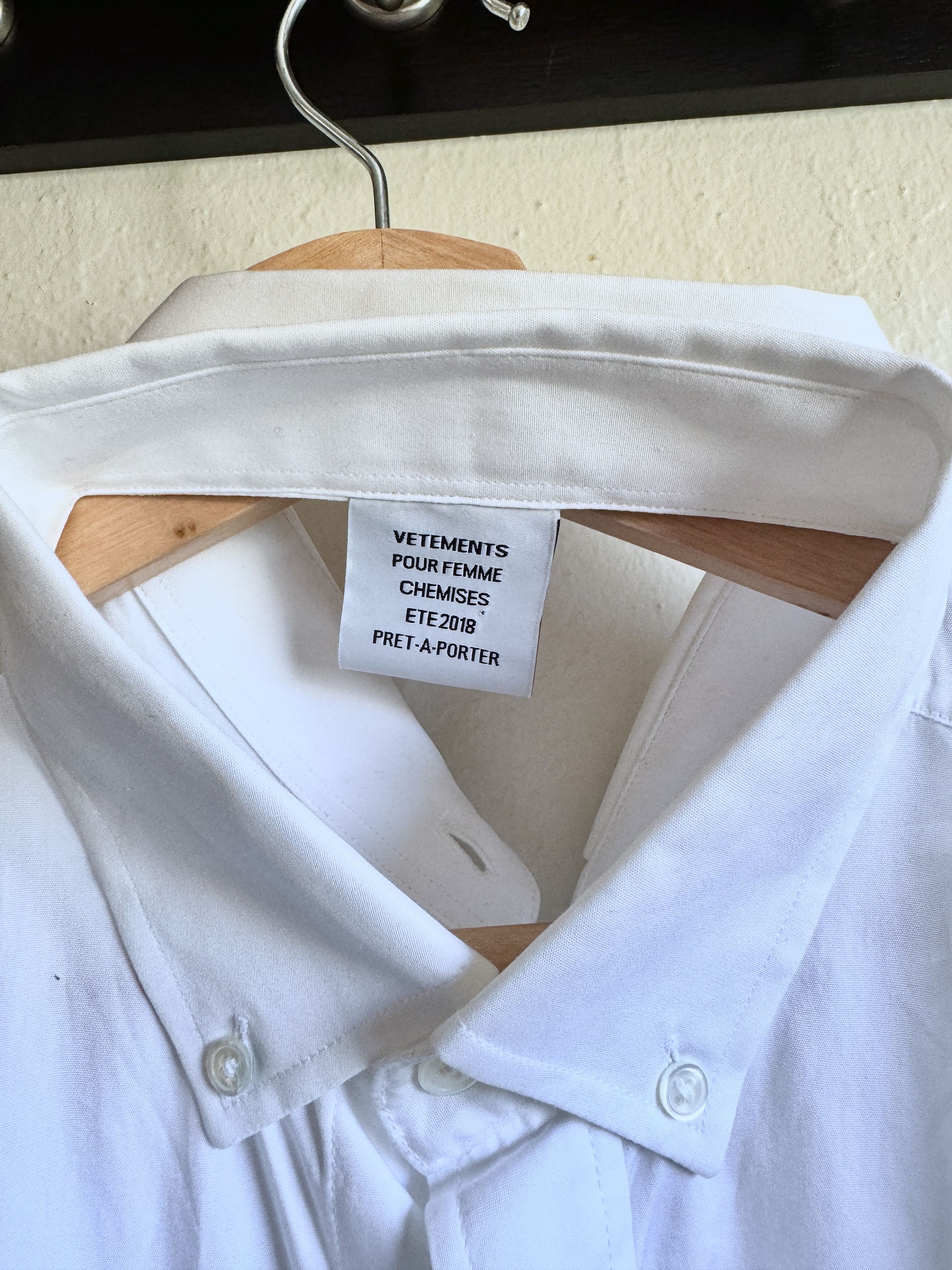 Vetements SS18 Demna-era Double-Sided Shirt Size US XS / EU 42 / 0 - 3 Thumbnail
