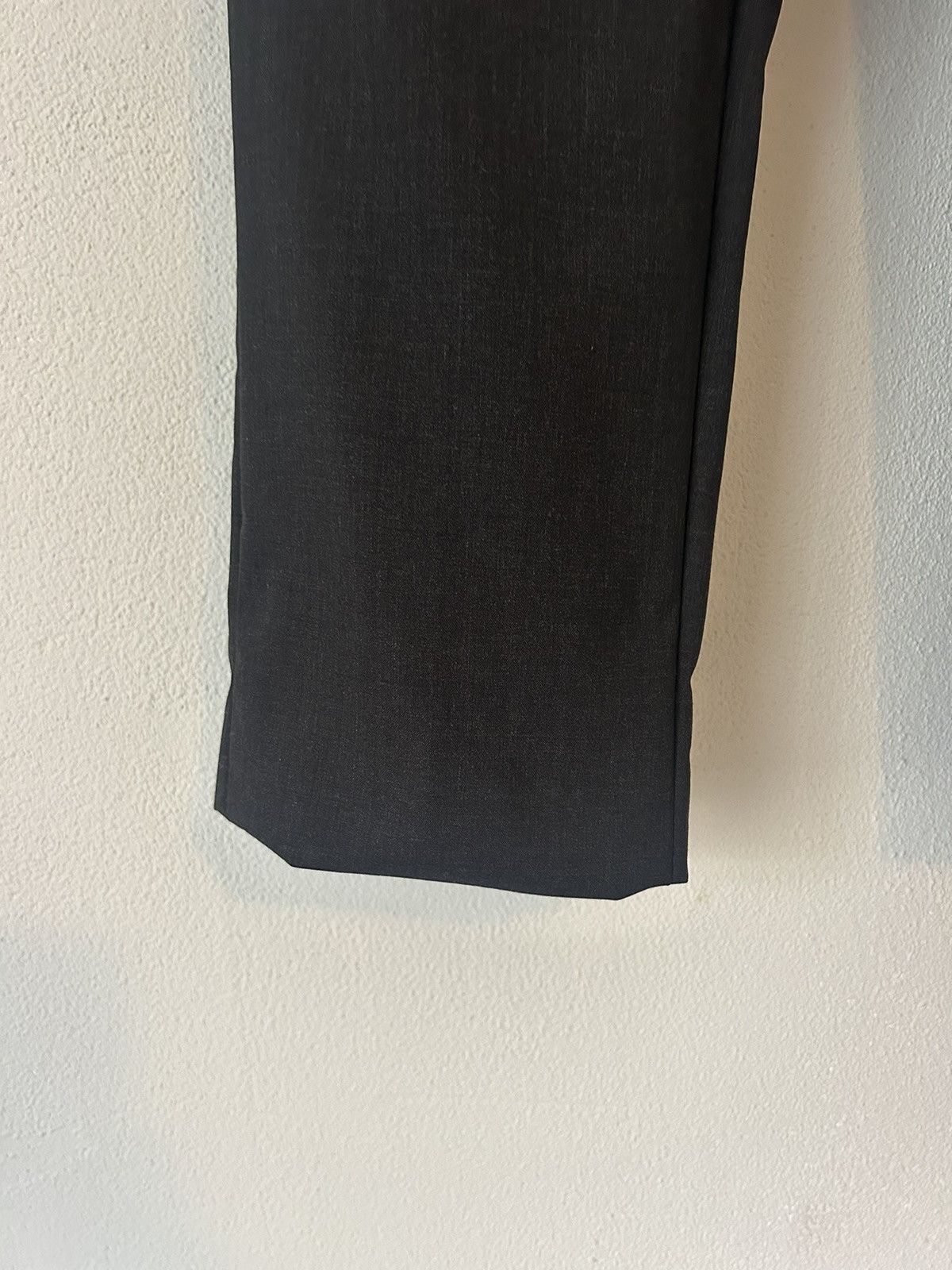 Prada Prada Black Wool Blend Slim Fit Trousers Size US 30 / EU 46 - 6 Thumbnail