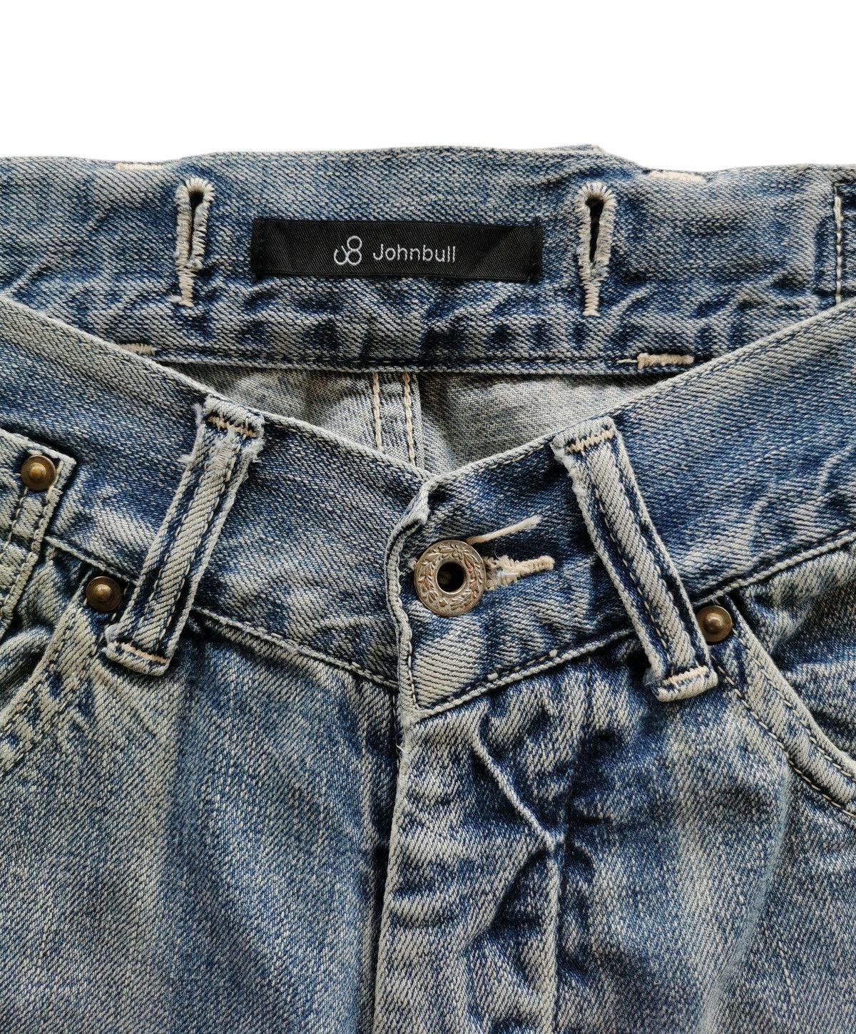 Johnbull Johnbull Suspenders Denim Selvedge Pants Work Button Size 30" / US 8 / IT 44 - 13 Thumbnail