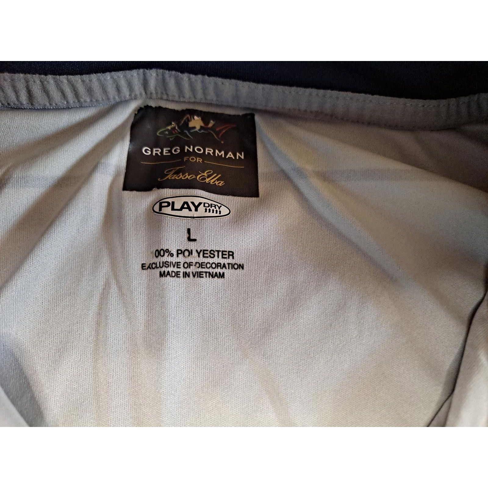 Greg Norman Greg Norman Striped Golf Shirt Tasso Elba Size Large Size US L / EU 52-54 / 3 - 3 Thumbnail
