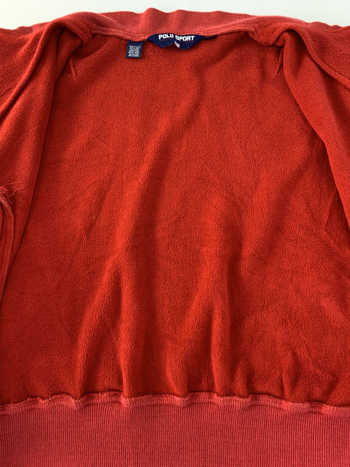 Polo Ralph Lauren Rare Vintage 90s Polo Sport Ralph Lauren Usa Fleece Bomber Size US M / EU 48-50 / 2 - 7 Thumbnail