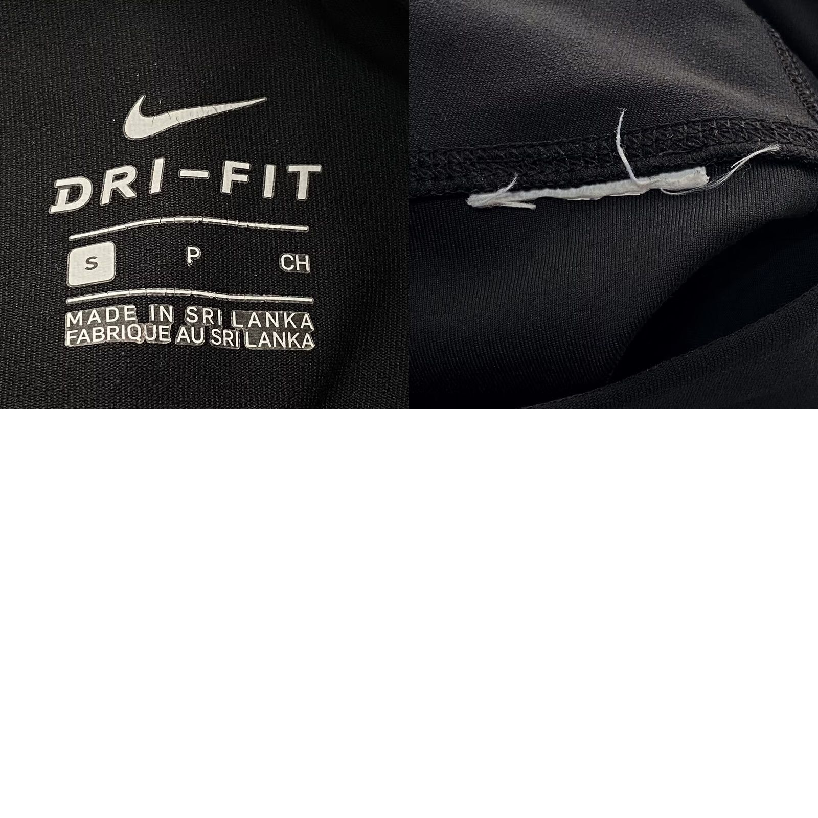 Nike Nike Leggings Capri Dri-Fit Ten One Nike Ten One Women’s Small Black Fitness Gym Size 28" / US 6 / IT 42 - 8 Thumbnail