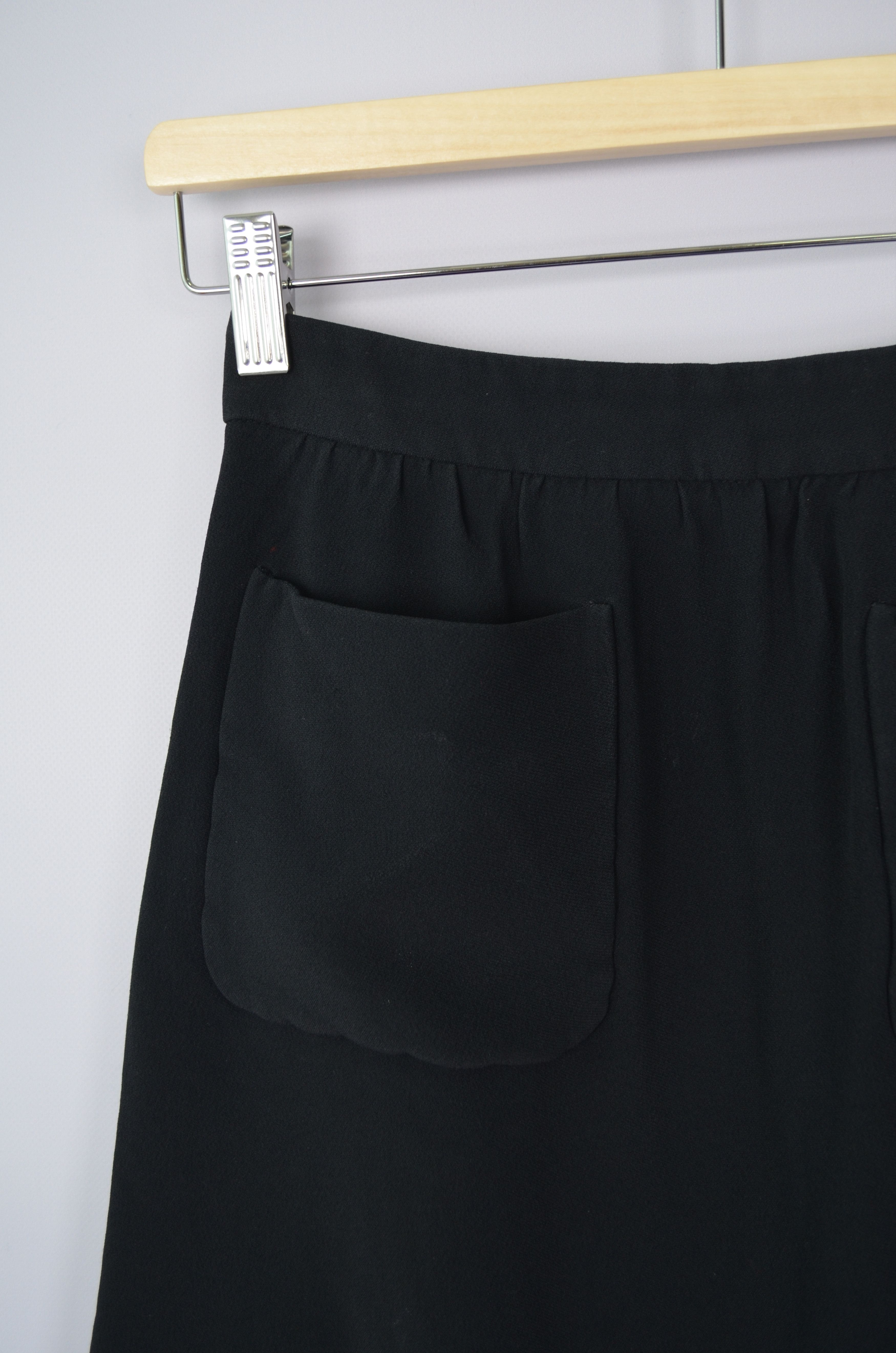 Miu Miu × Prada Miu Miu Prada Dark Navy Skirt Acetate Viscose Size IT40 Size 30" / US 8 / IT 44 - 11 Thumbnail