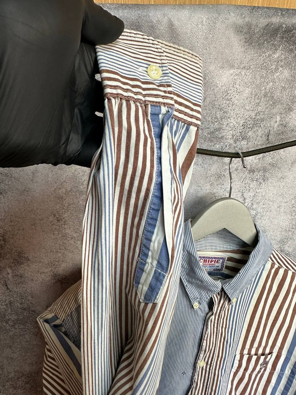 Designer × Vintage Chipie Vintage 80s Western Shirt Button Up Striped LS Size US XXL / EU 58 / 5 - 10 Thumbnail