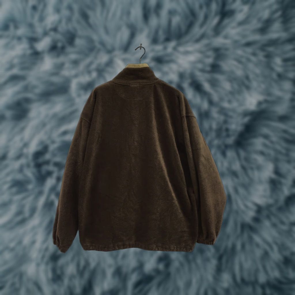 Vintage Benzene Jacket Mens 2XL Brown Long Sleeve 1/4 Zip Fleece Casual Hiking Warm Windbreaker Size US XXL / EU 58 / 5 - 1 Thumbnail