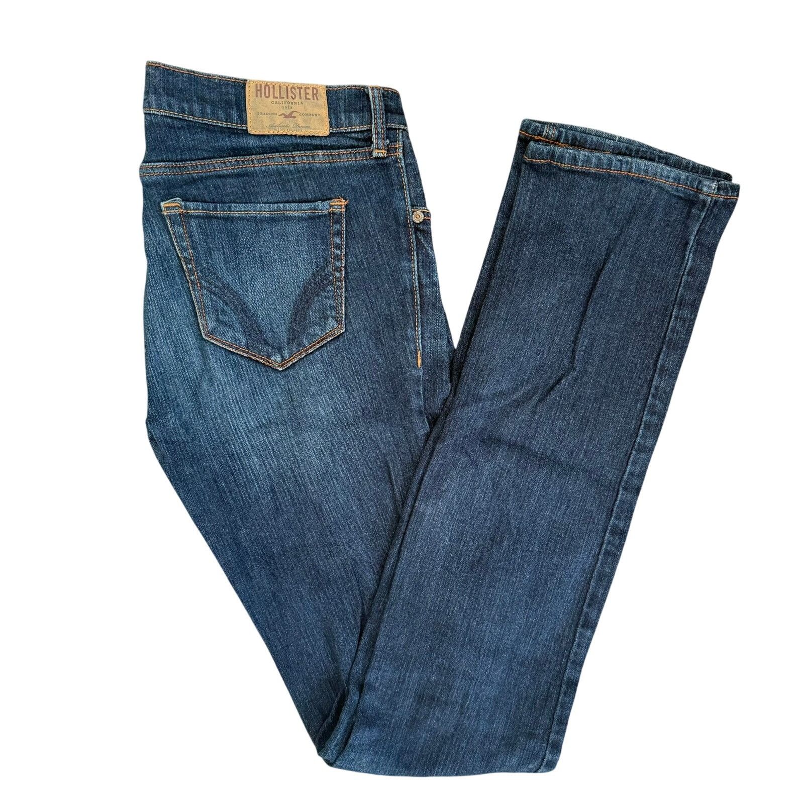 Hollister Hollister Women's Dark Wash Skinny Jeans W28 L35 Size 28" / US 6 / IT 42 - 1 Thumbnail