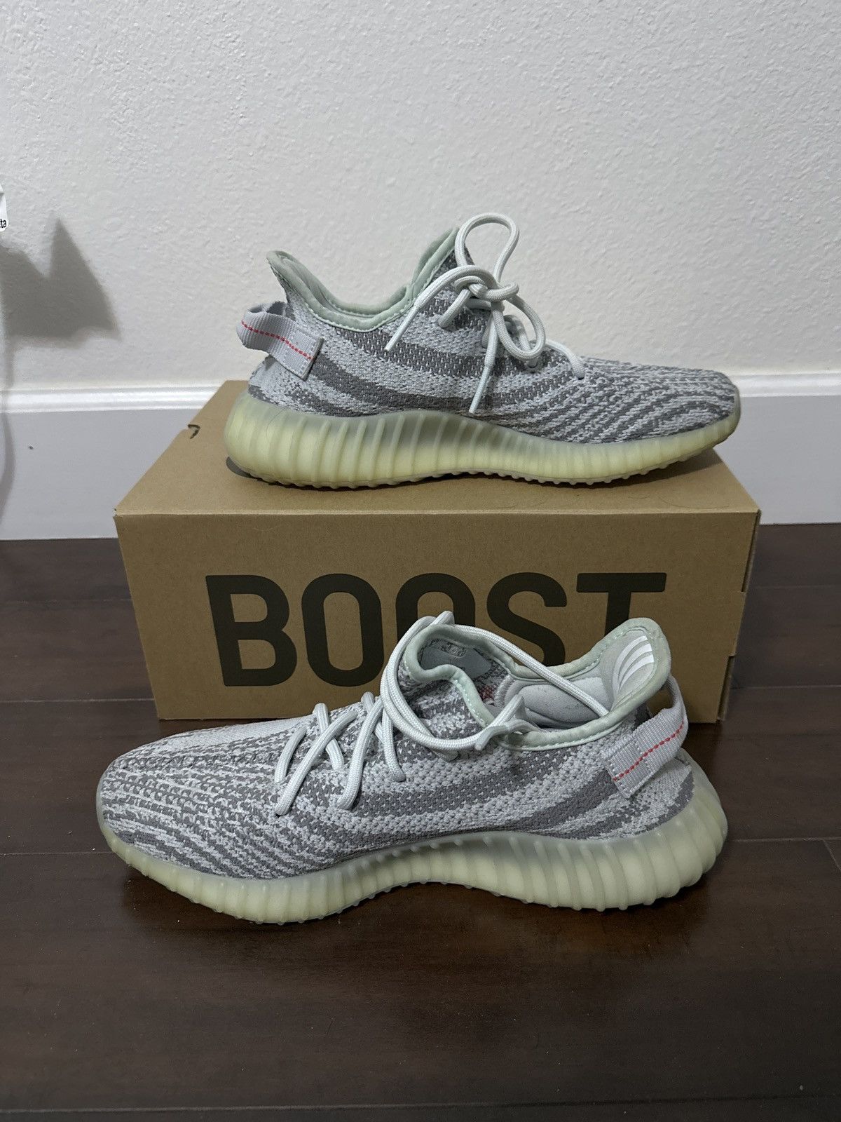 Adidas × Kanye West × Yeezy Yeezy Blue Tint size 9 Size US 9 / EU 42 - 2 Thumbnail