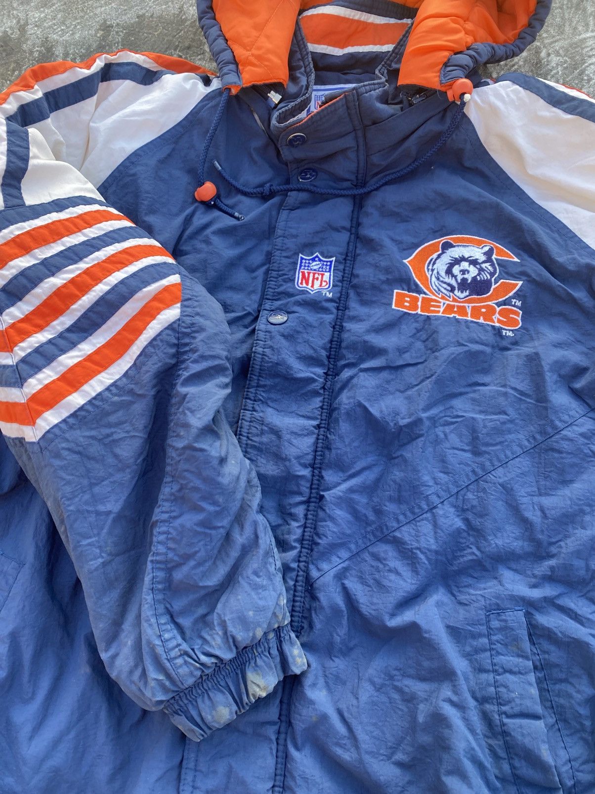 Starter Vintage jacket Chicago Bears NFL Size US L / EU 52-54 / 3 - 4 Thumbnail