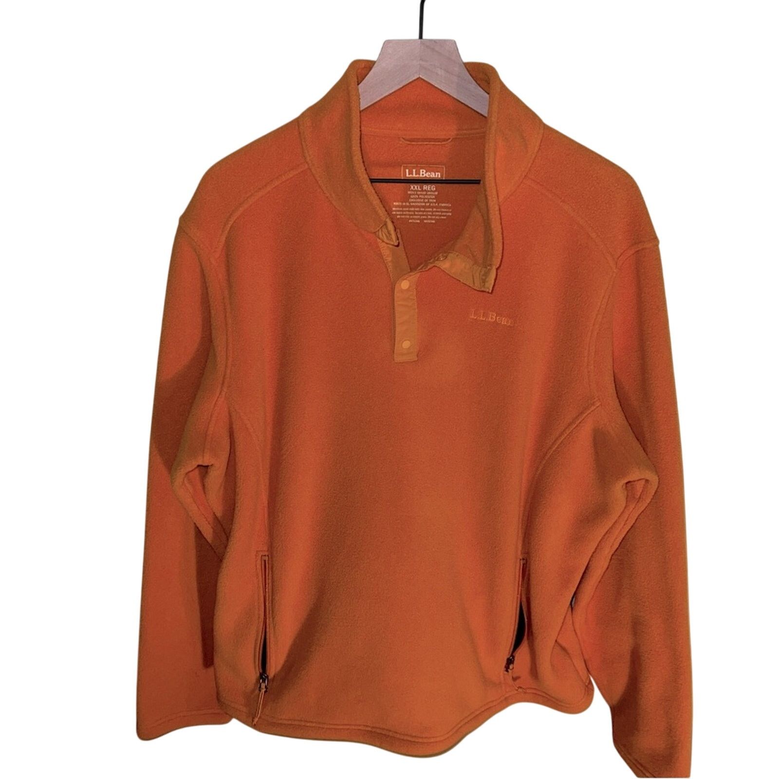 L.L. Bean L.L. BEAN fleece quarter snap pullover sweatshirt gold XXL Size US XXL / EU 58 / 5 - 1 Thumbnail