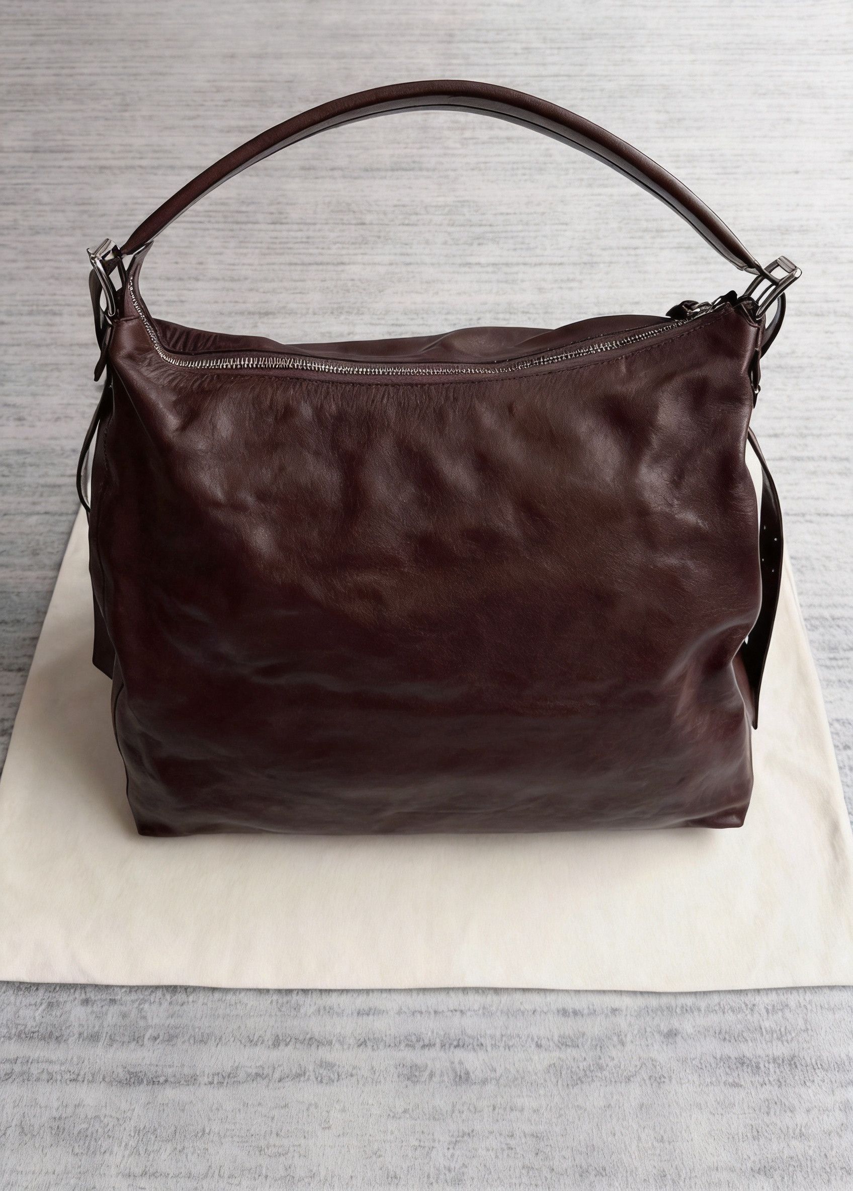 Lemaire Lemaire Belted Hobo Leather Tote. Size ONE SIZE - 2 Thumbnail