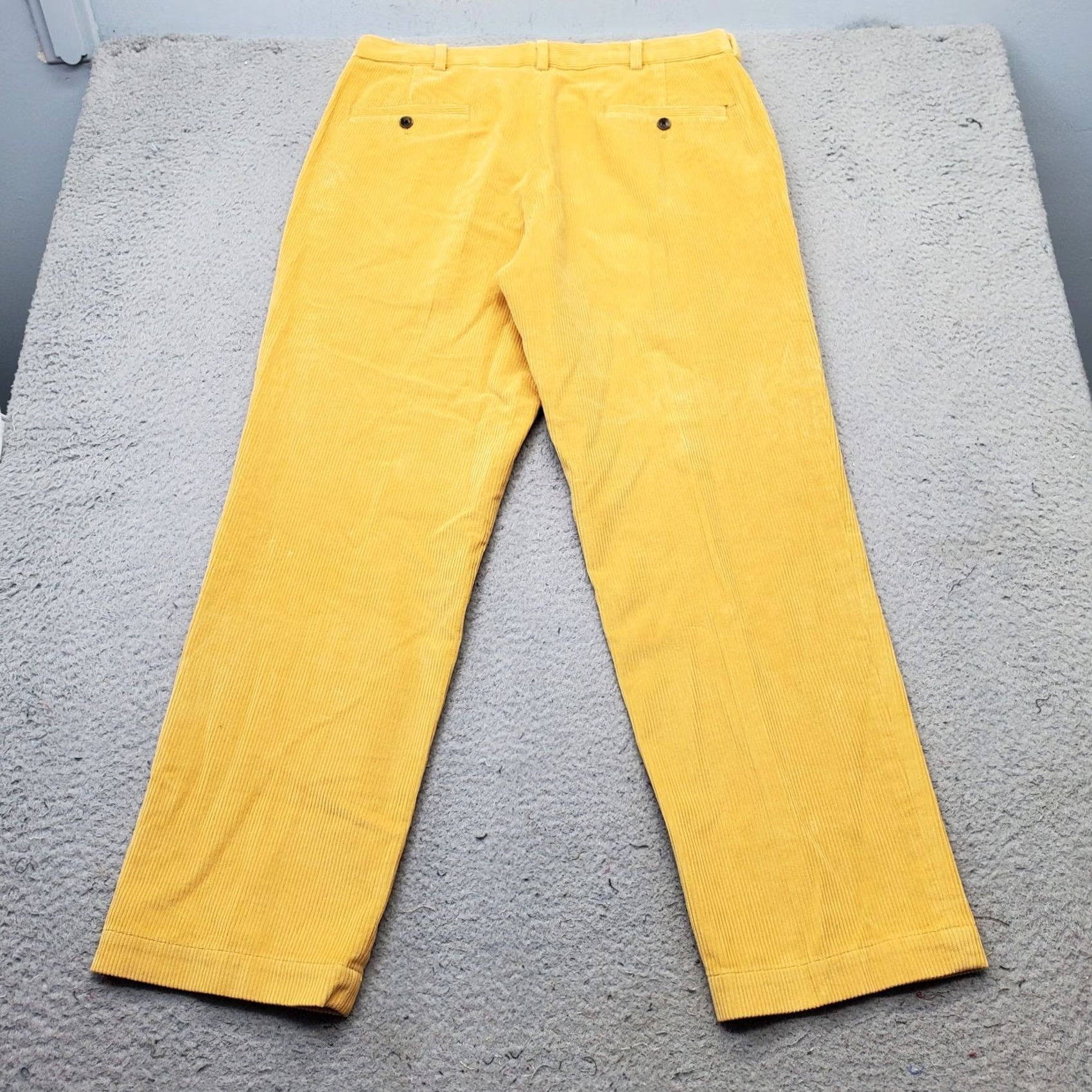 Brooks Brothers Brooks Brothers Mens Corduroy Pants 35x30 Orange Stretch Flat Front Straight Leg Chino Pants Mens Size 35 Orange Brooks Brothers Listing Size US 35 - 2 Thumbnail