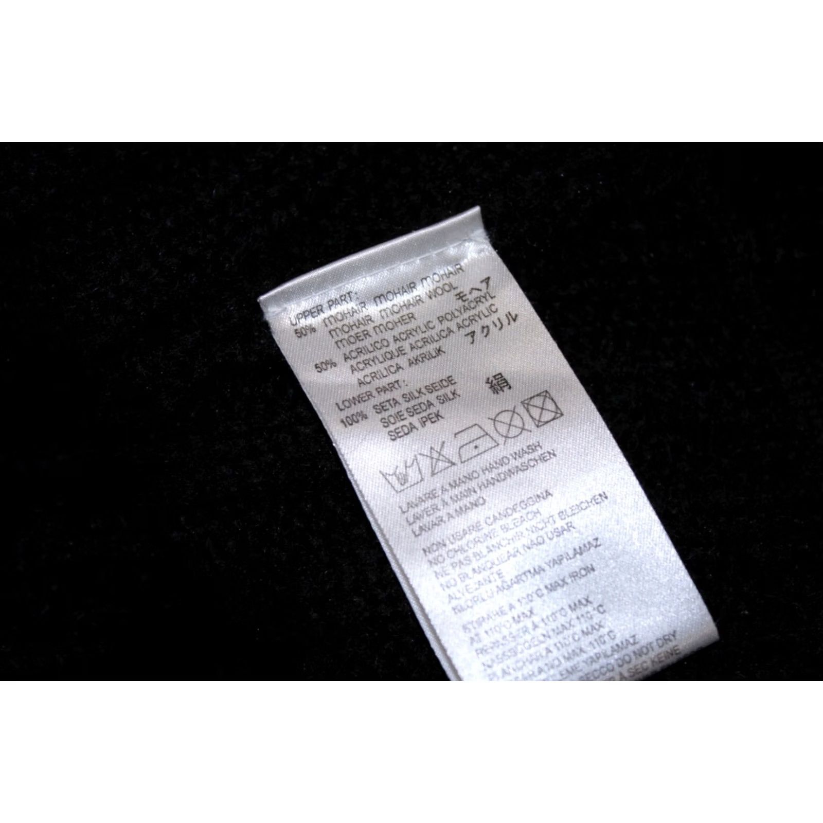 Diesel Diesel Vest Shirt Women's Mohair Silk Cotton Blend L Black Round Neck Wool Vest - Womens Diesel Vest L Black Size L / US 10 / IT 46 - 7 Thumbnail