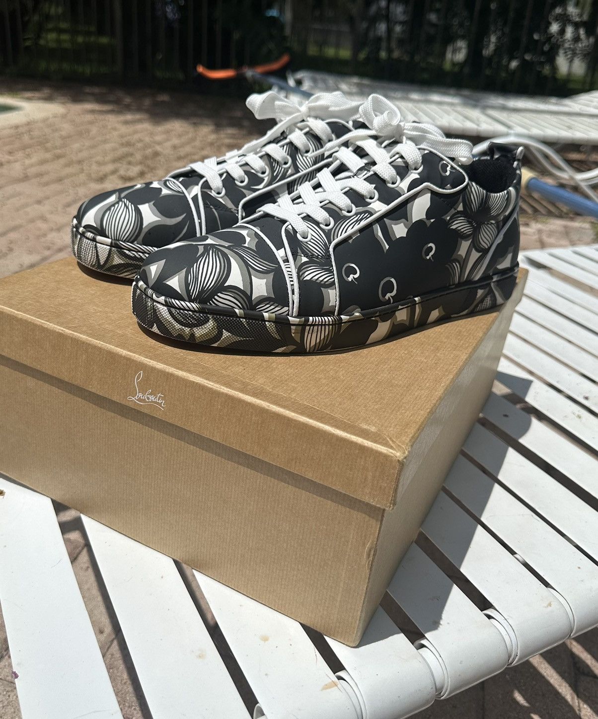 Christian Louboutin Floral pattern men’s Christian louboutins Size US 12 / EU 45 - 1 Thumbnail